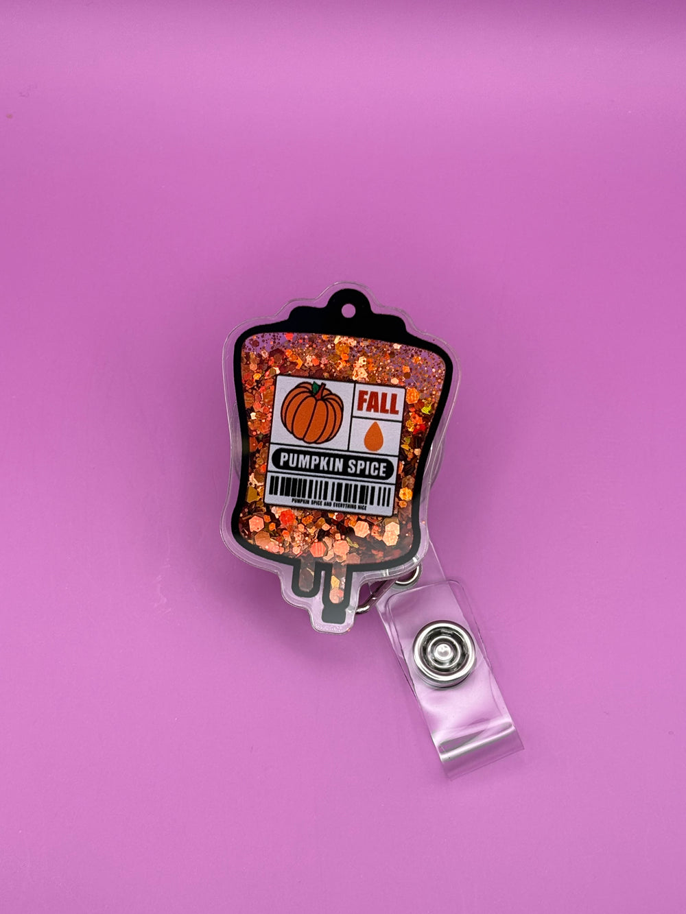 Pumpkin Spice IV -  Badge Reel