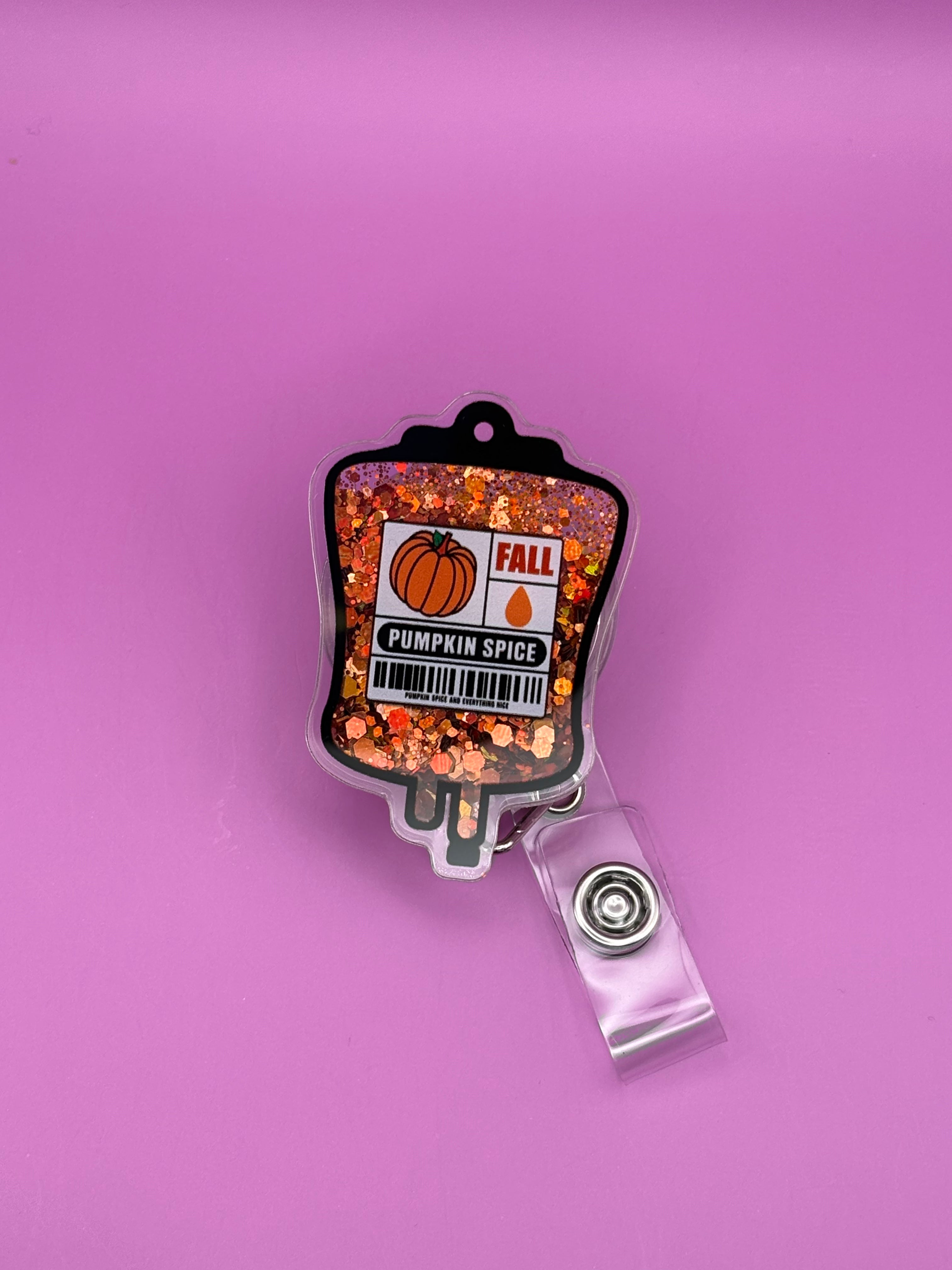 Pumpkin Spice IV -  Badge Reel