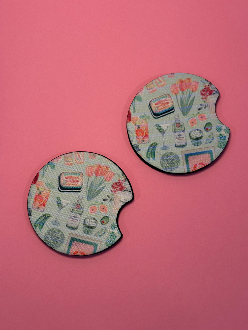 Summer Aesthetic - Car Coaster (Pack of 2)