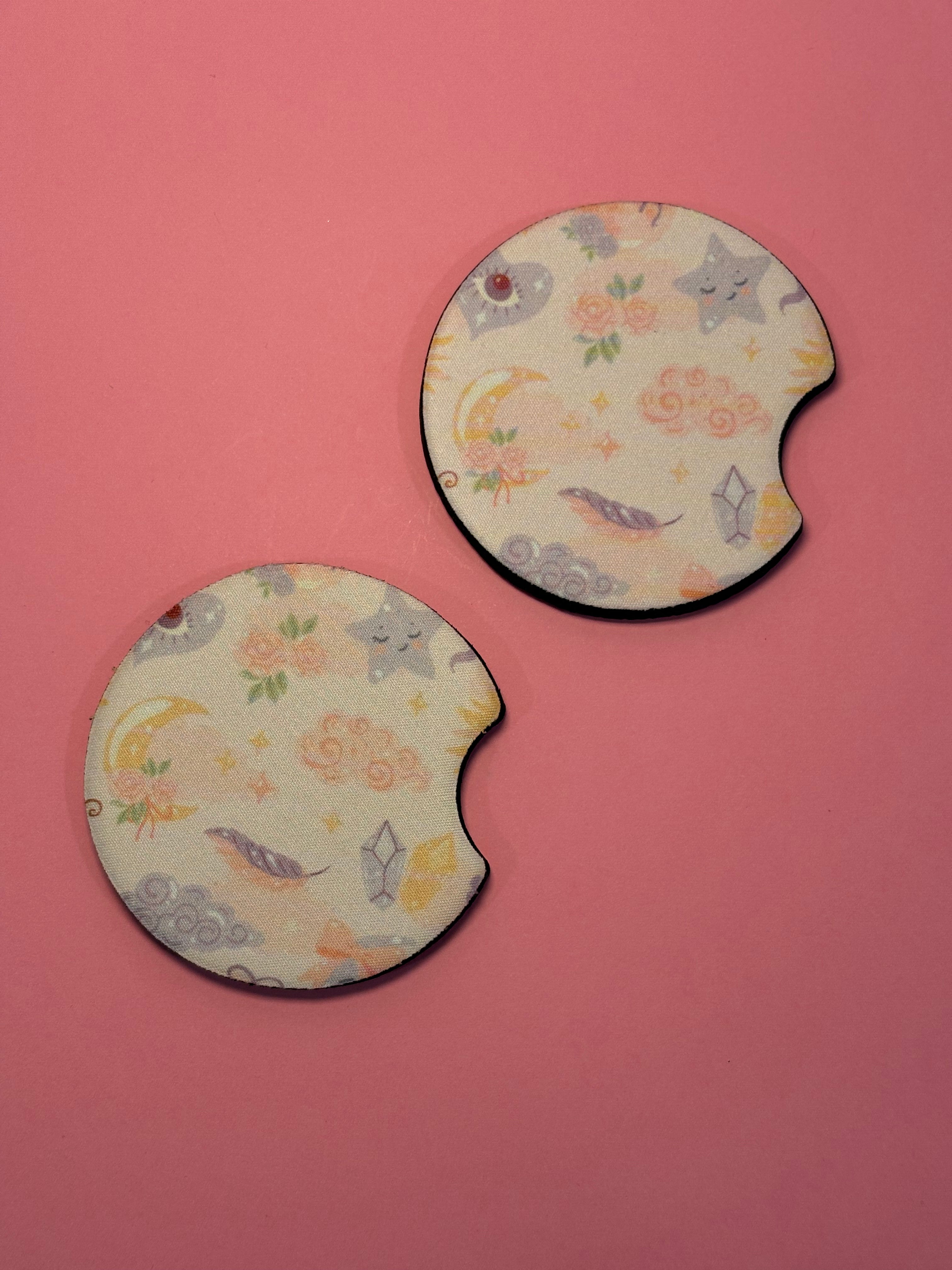Celestial Girly - Car Coaster (Pack of 2)