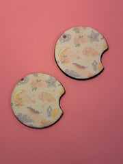 Celestial Girly - Car Coaster (Pack of 2)
