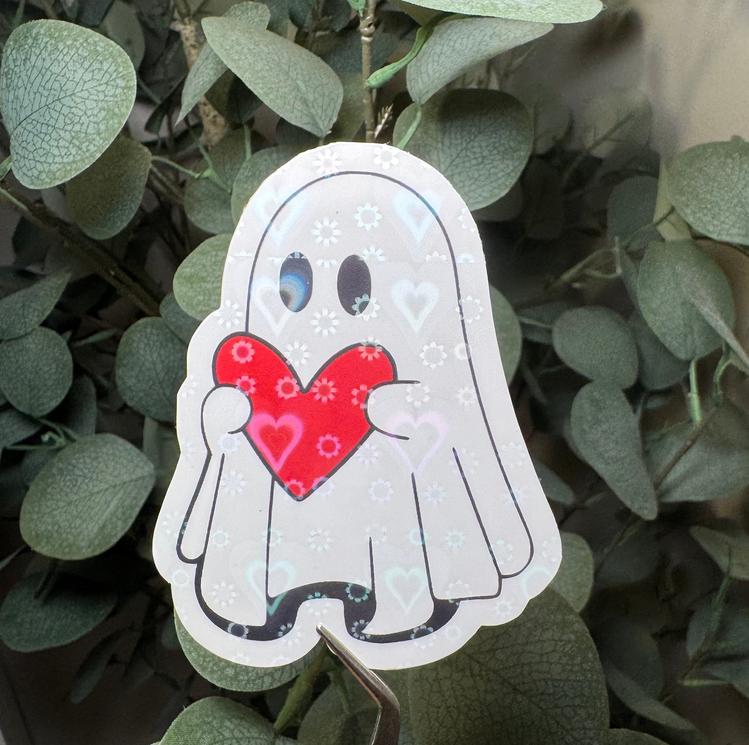 Valentine Ghost - Sticker – Vinyl & Waterproof Sticker