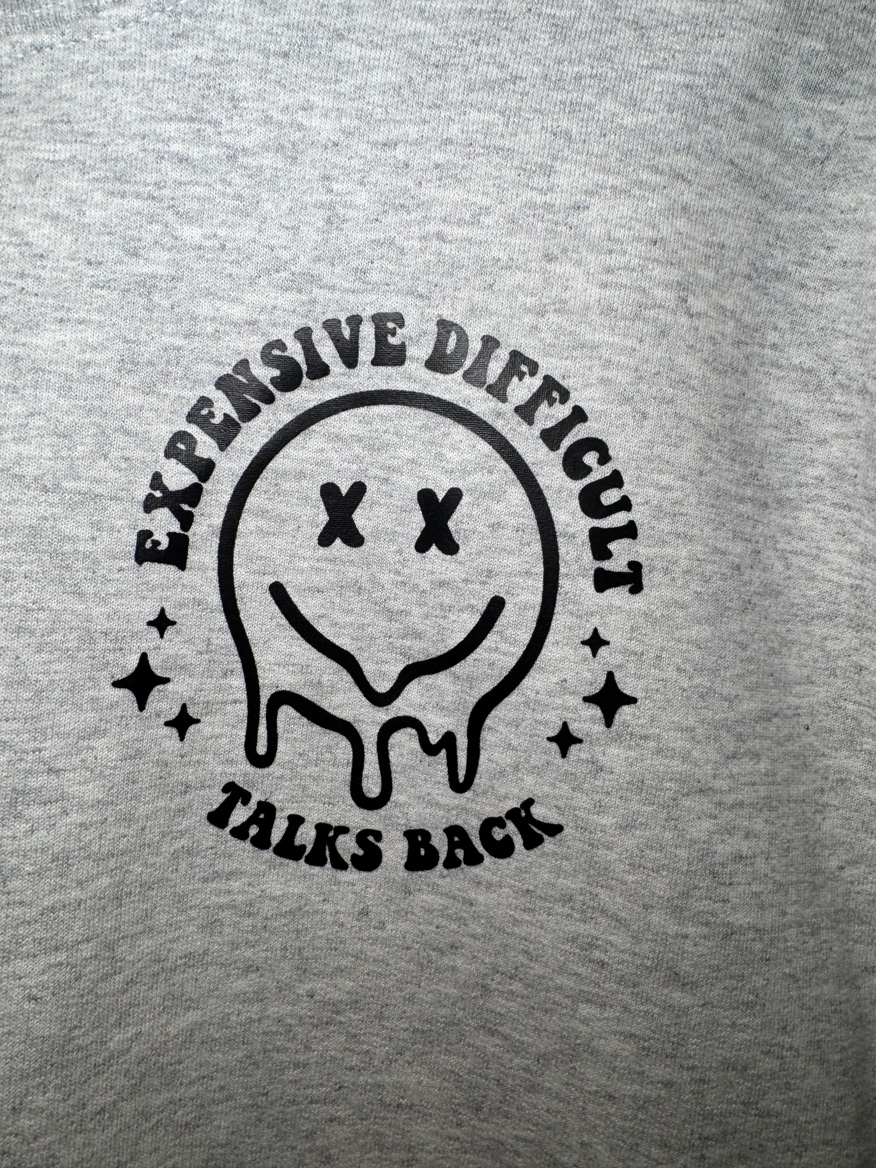 Expensive, Difficult & Talks Back - Crewneck Sweatshirt (large) – Expensive, Difficult & Talks Back Crewneck