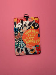 Don't trip over what's behind you - ID Badge Holder with Lanyard