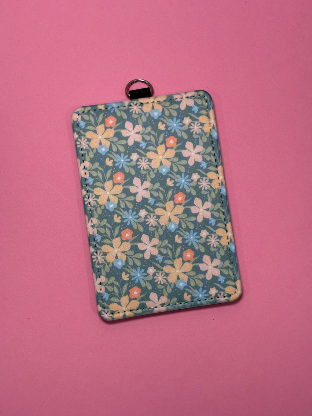 Sage Floral - ID Badge Holder with Lanyard
