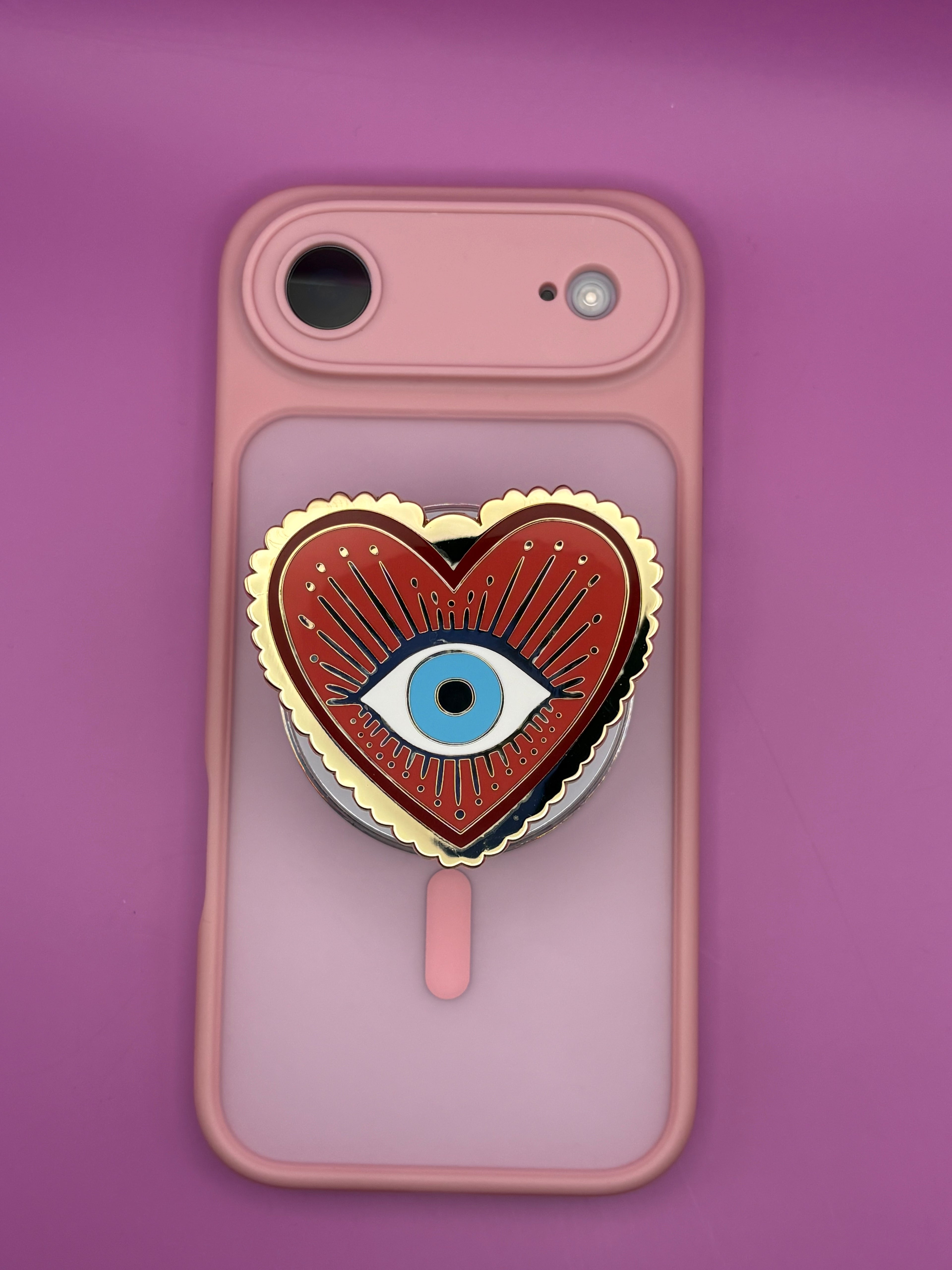 "Evil Eye Heart" Phone & E-Reader MagSafe Grip