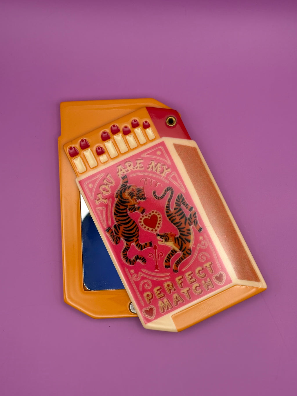 You’re my perfect match - Acetate Pocket Mirror