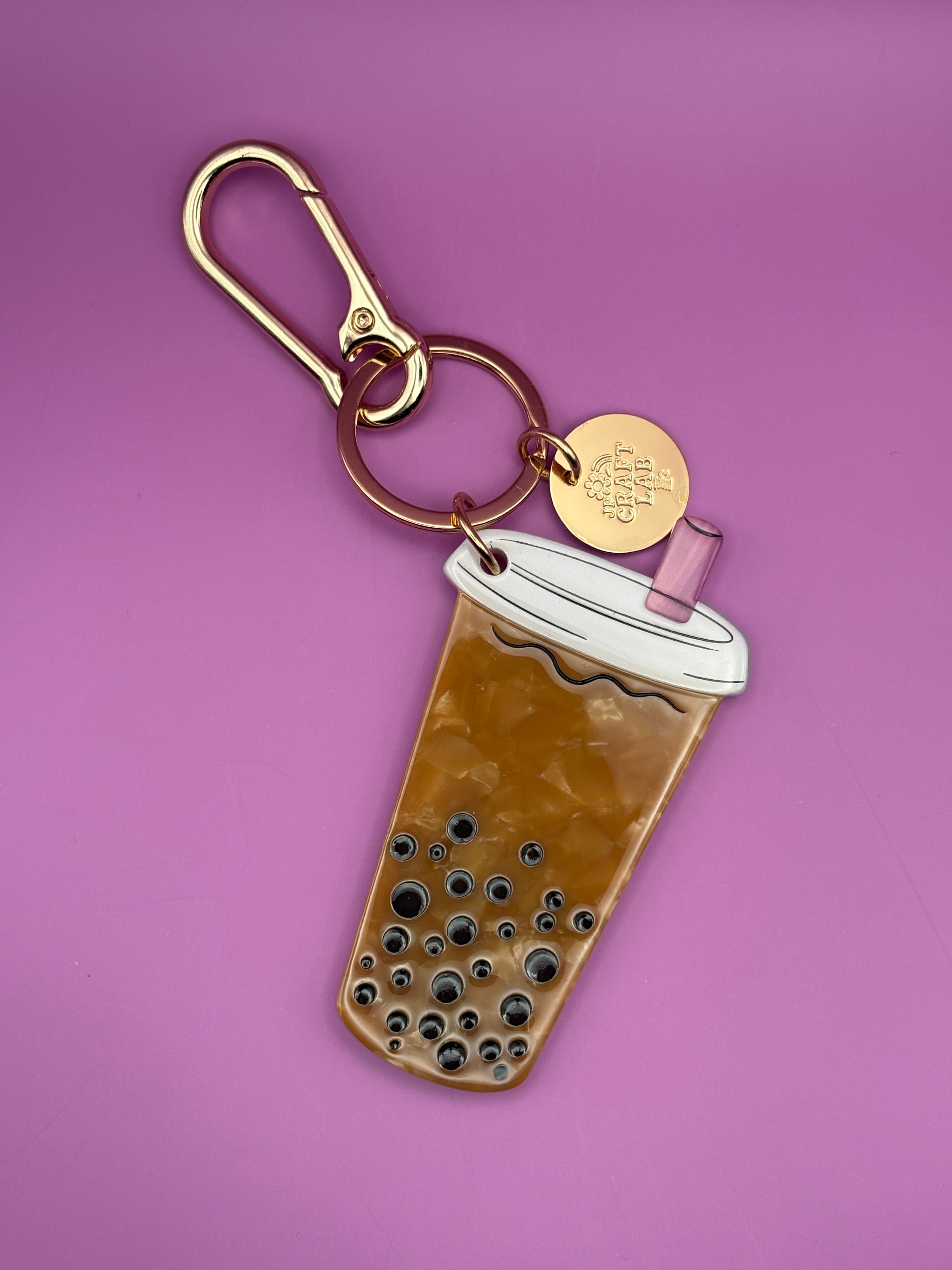 Boba - Acetate Bag Charm