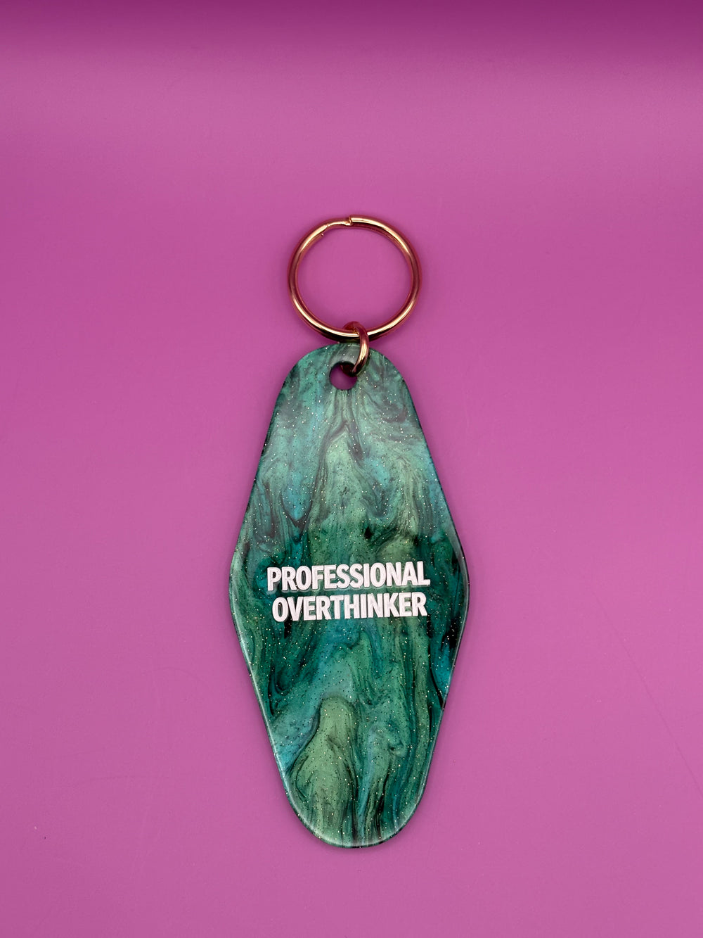 Professional Overthinker - Motel Keychain