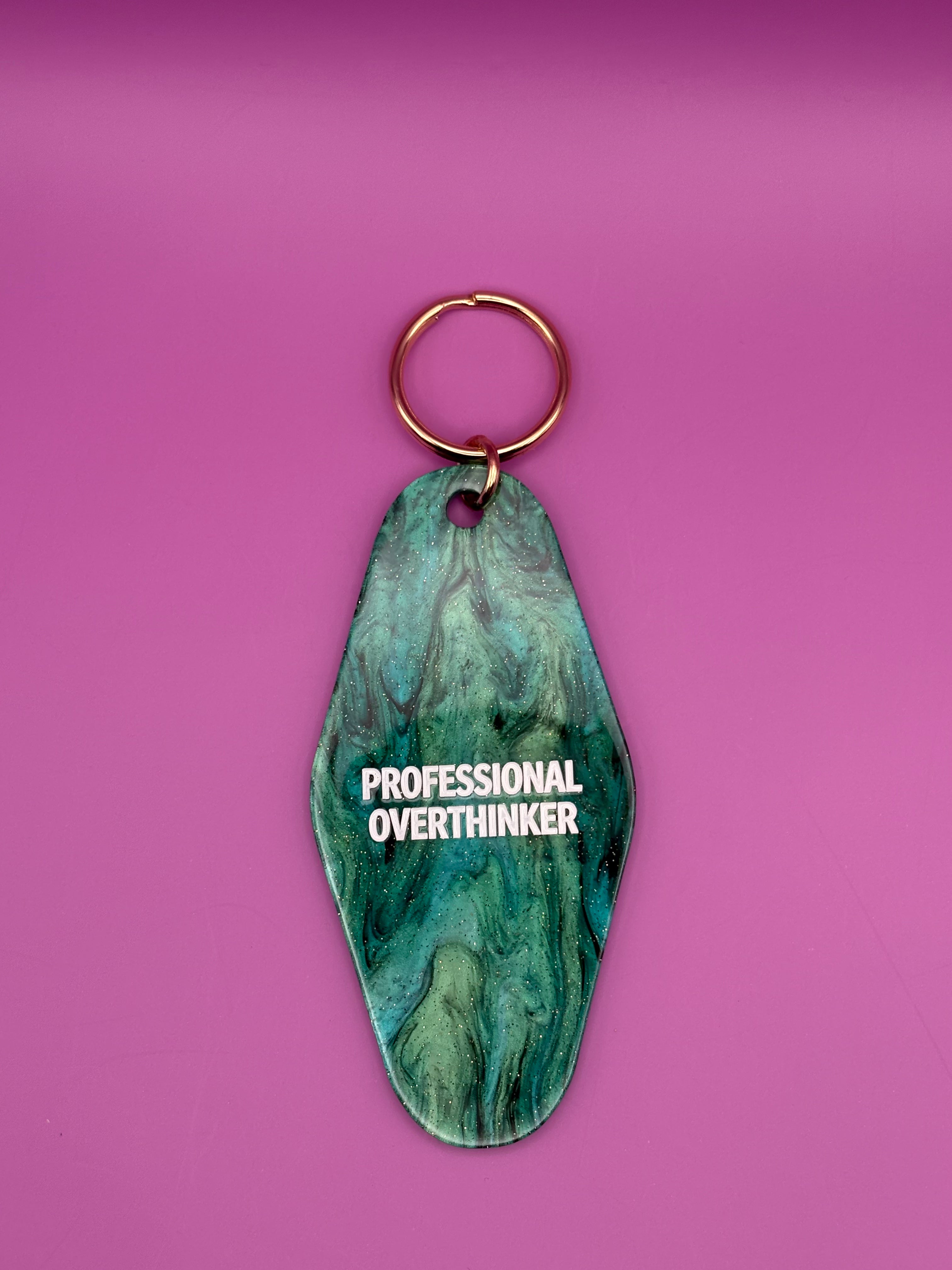 Professional Overthinker - Motel Keychain