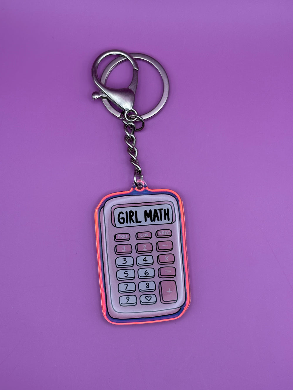Girl Math- Keychain