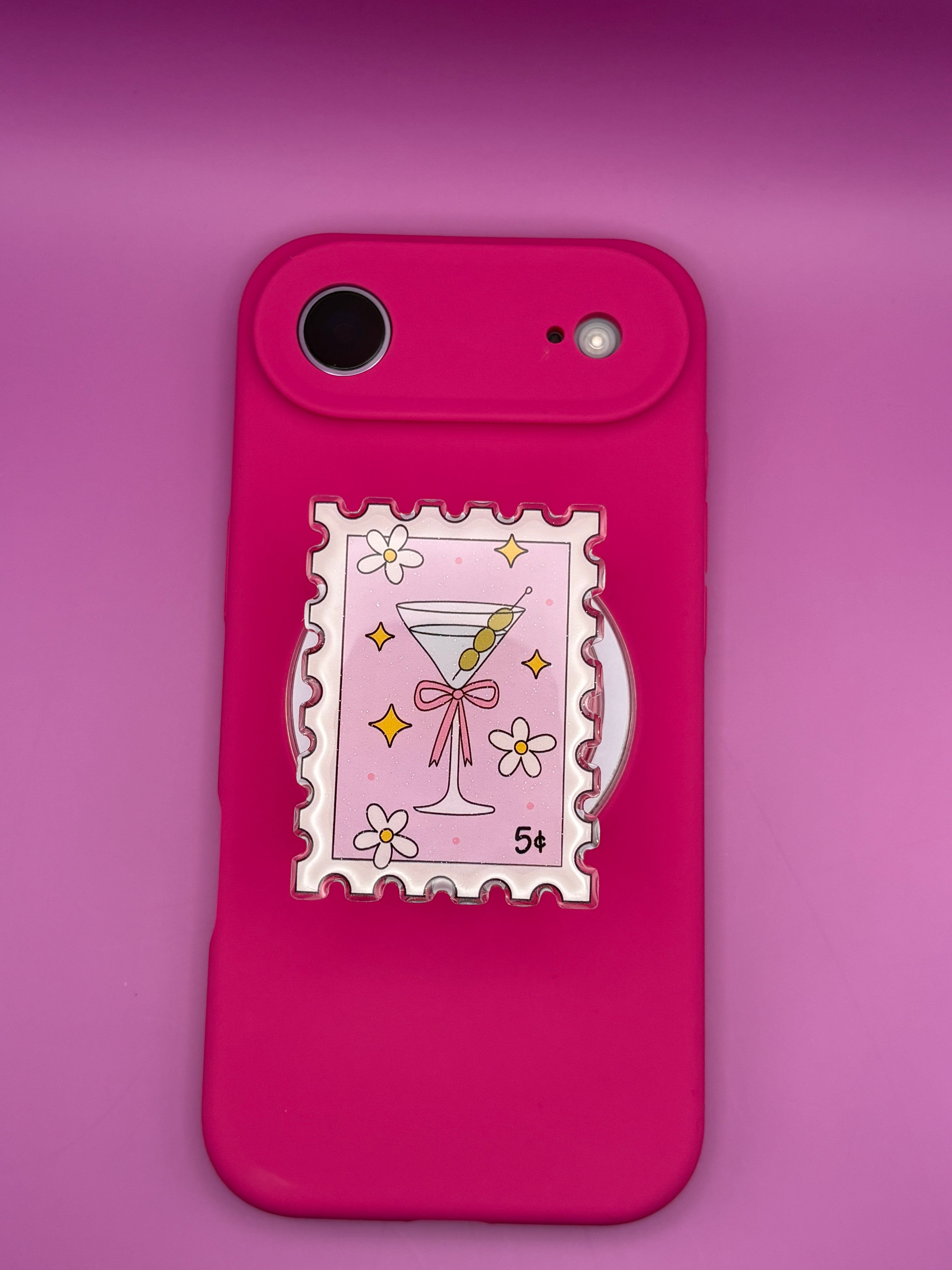 "Martini Stamp"- Phone & E-Reader MagSafe Grip