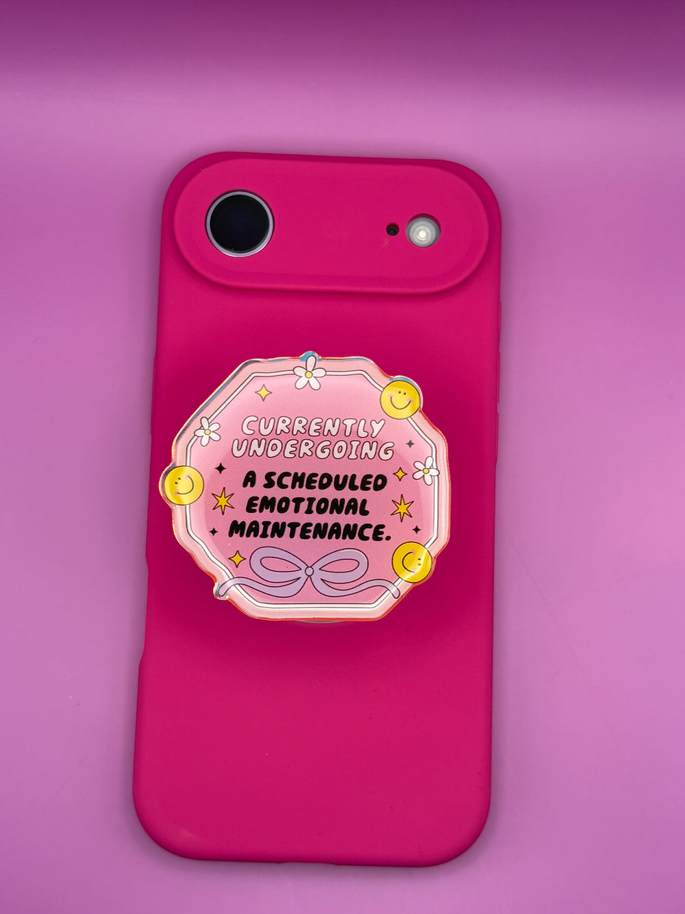 "Strawberry Stamp"- Phone & E-Reader MagSafe Grip
