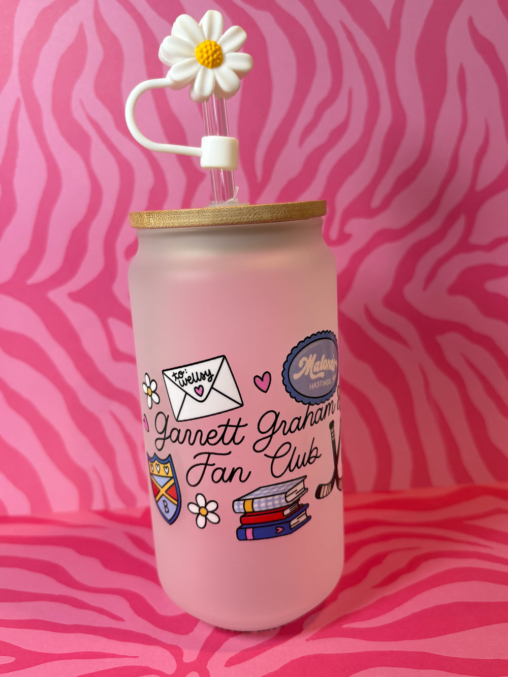 Garret Graham Fan Club- 16 Oz Glass Can