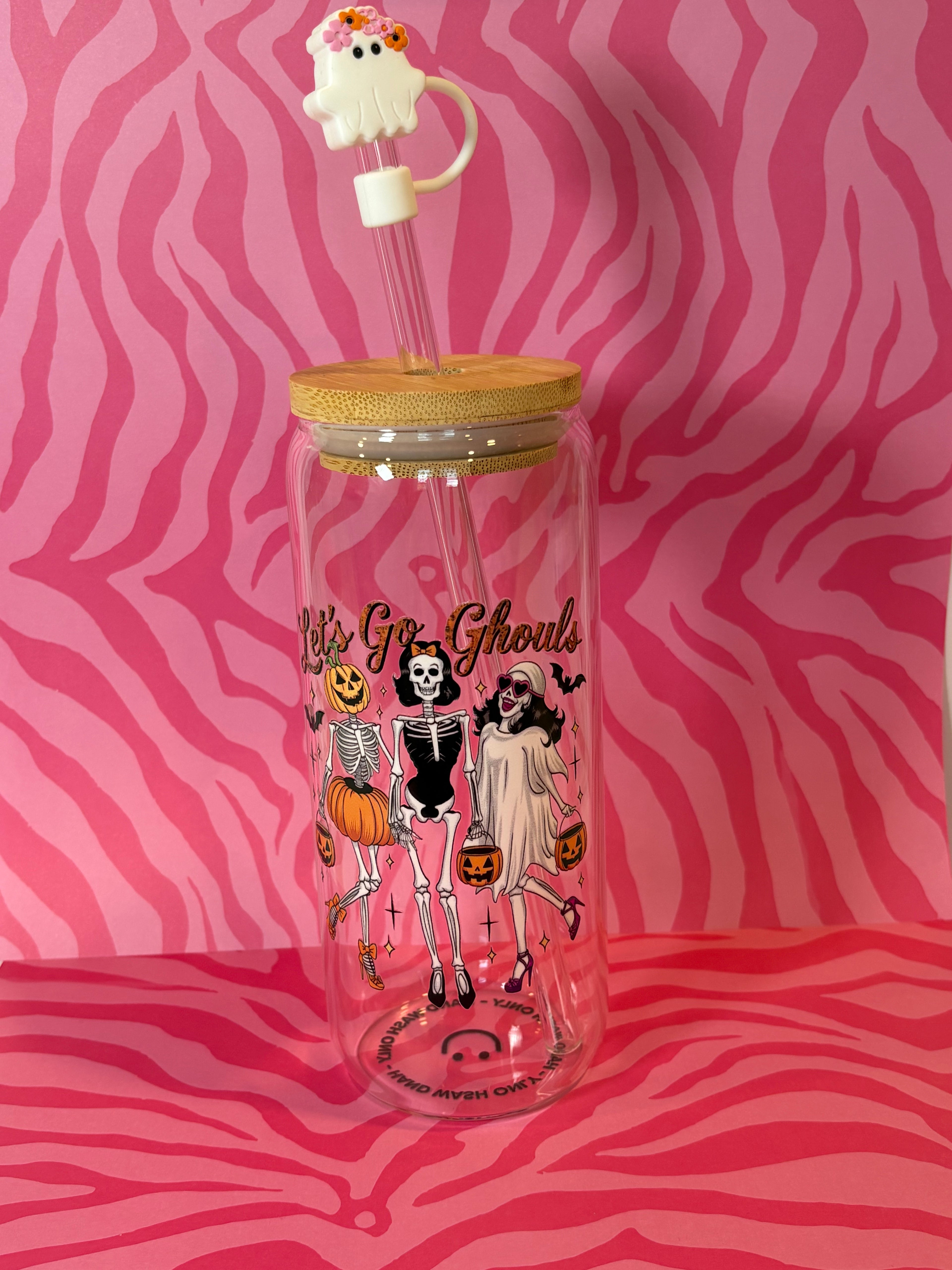 Let’s go ghouls - 20 Oz Glass Can