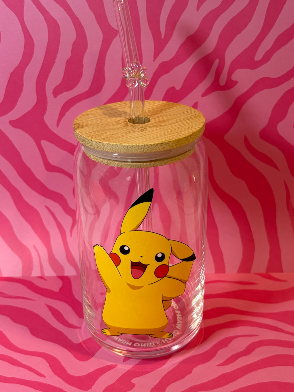 Pikachu - 16 Oz Glass Can