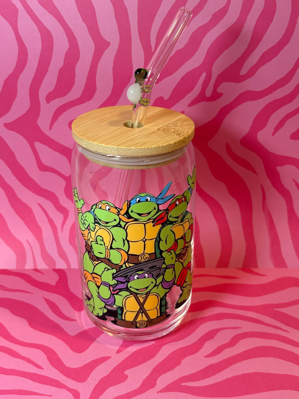 Teenage Mutant Ninja Turtles - 16 Oz Glass Can
