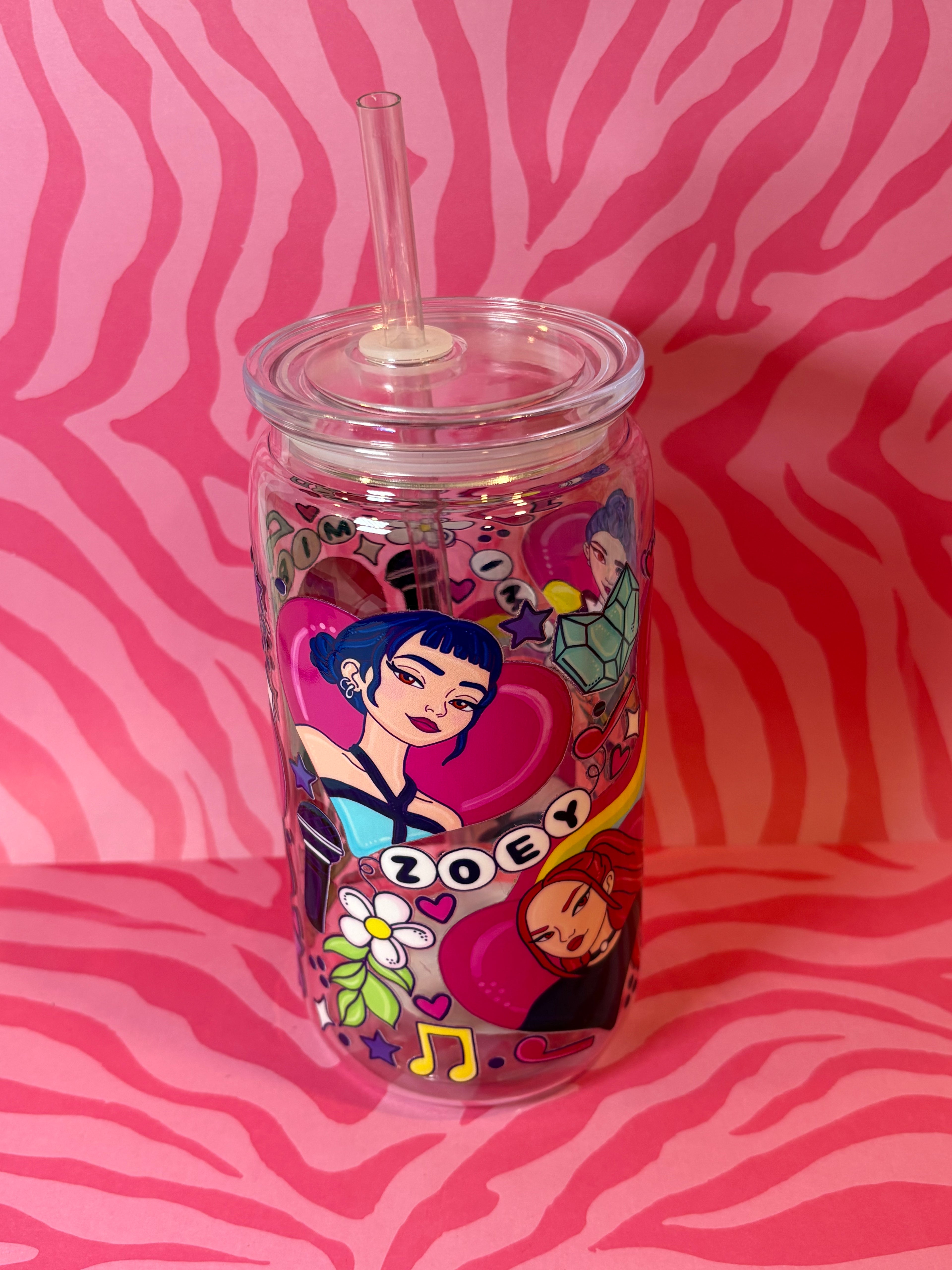 Kpop Charms - 16 Oz Acrylic Can