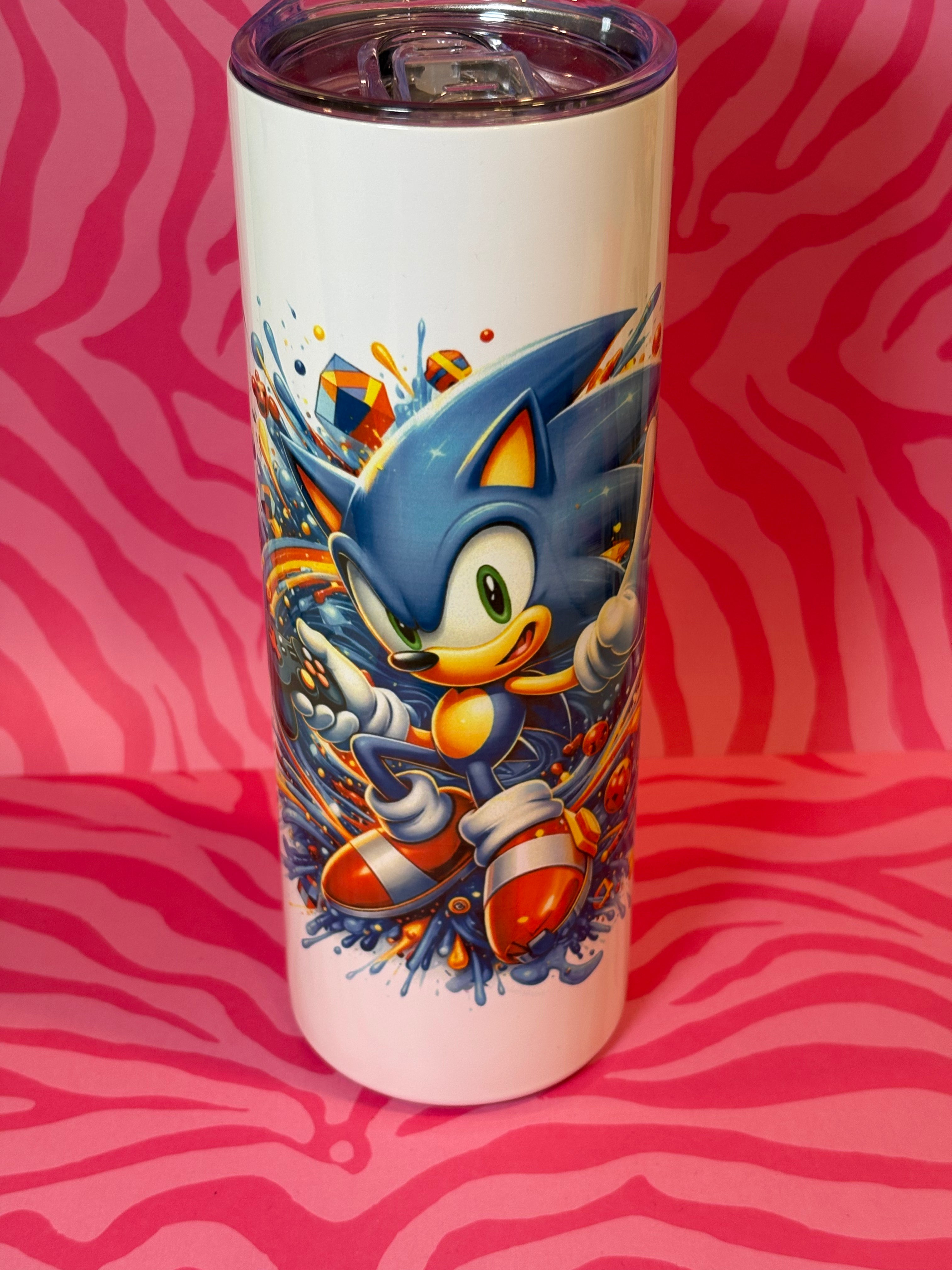 Sonic the hedgehog  - 20 Oz Metal Tumbler