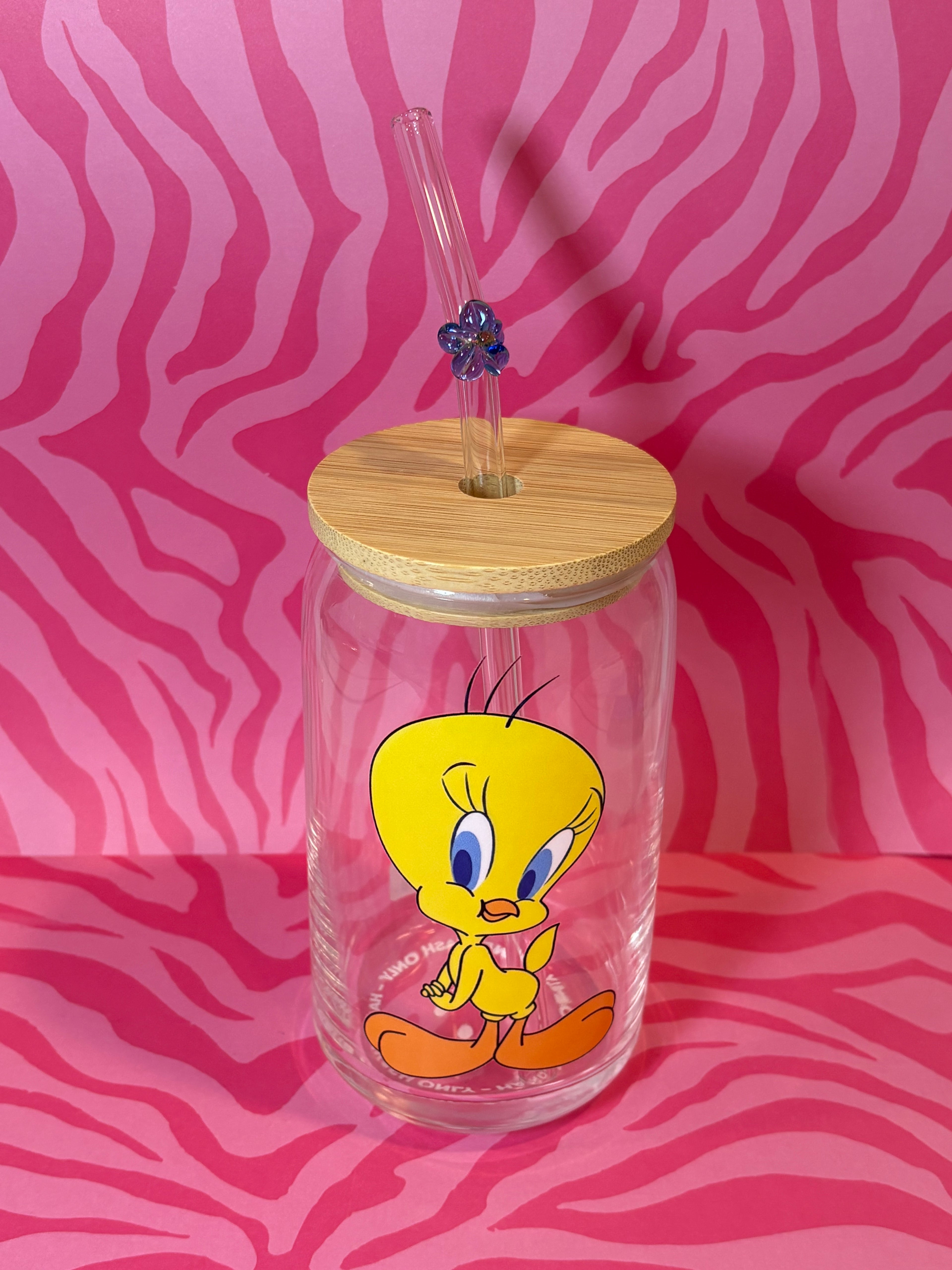 Tweety - 16 Oz Glass Can