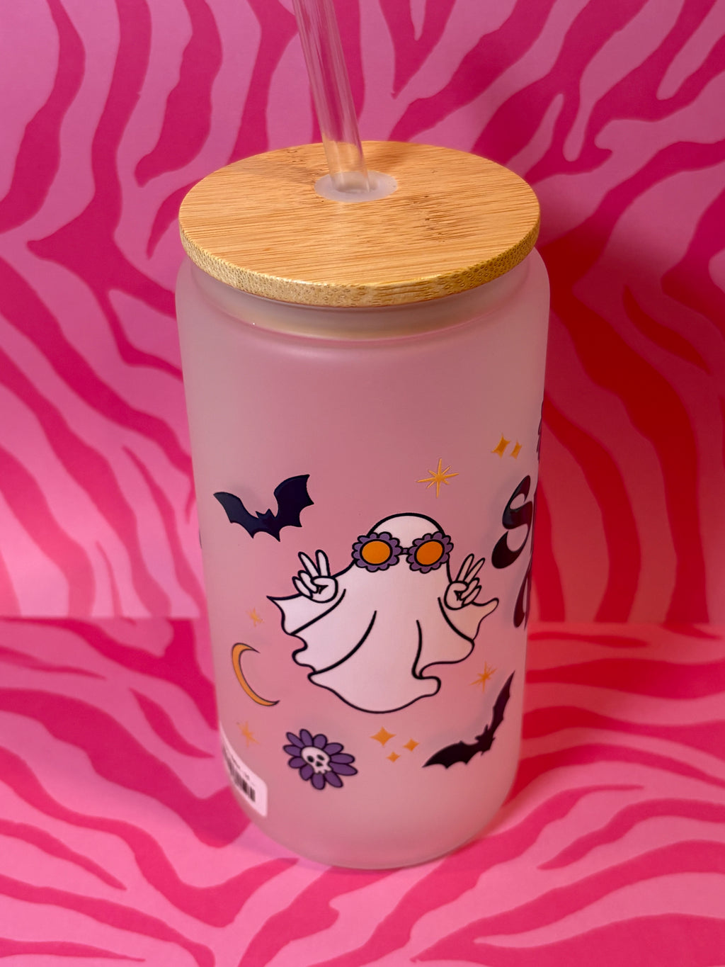 Spooky Babe - 16 Oz Glass Can
