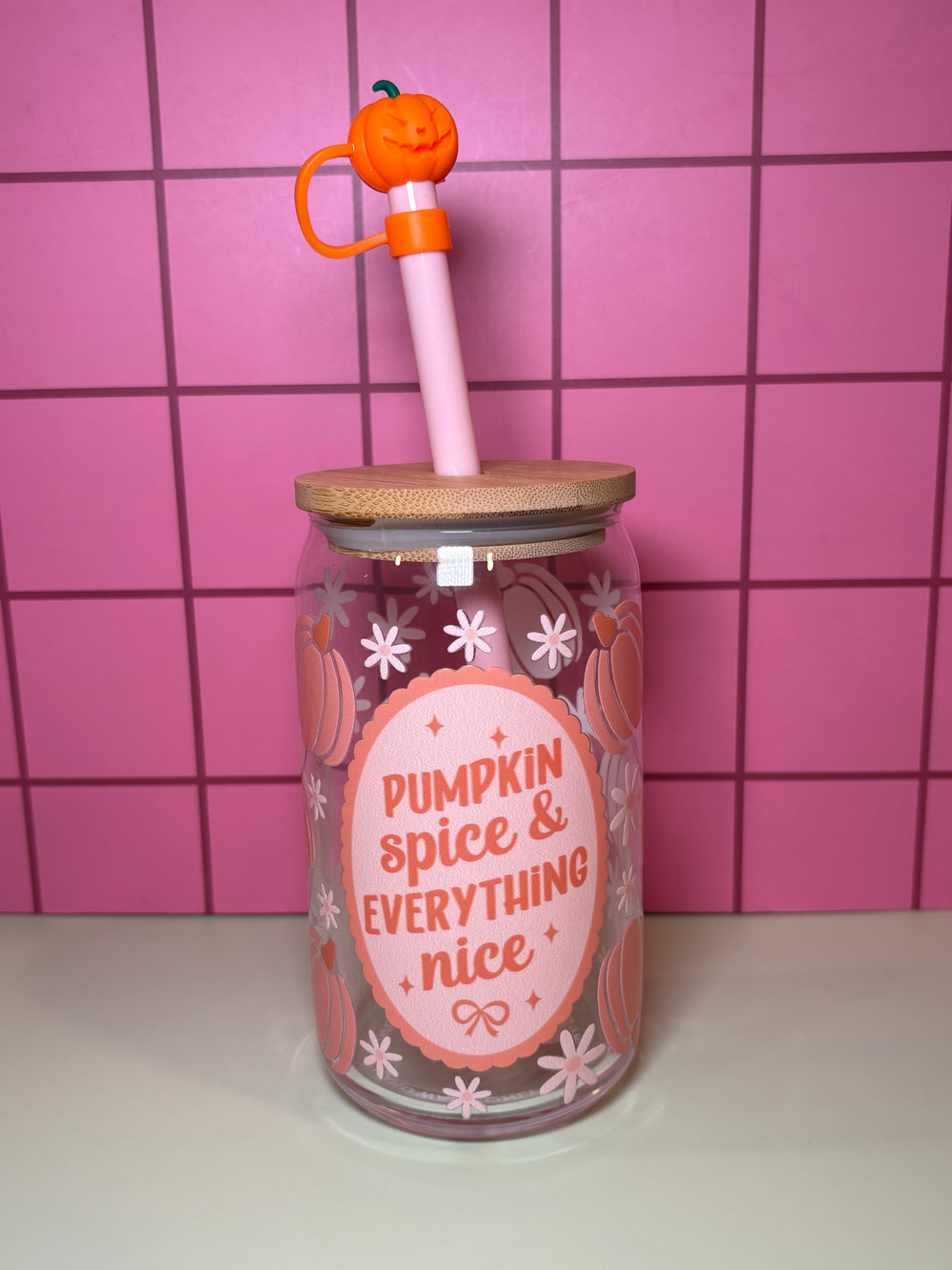 Pumpkin Spice & Everything Nice - 16 Oz Glass Can