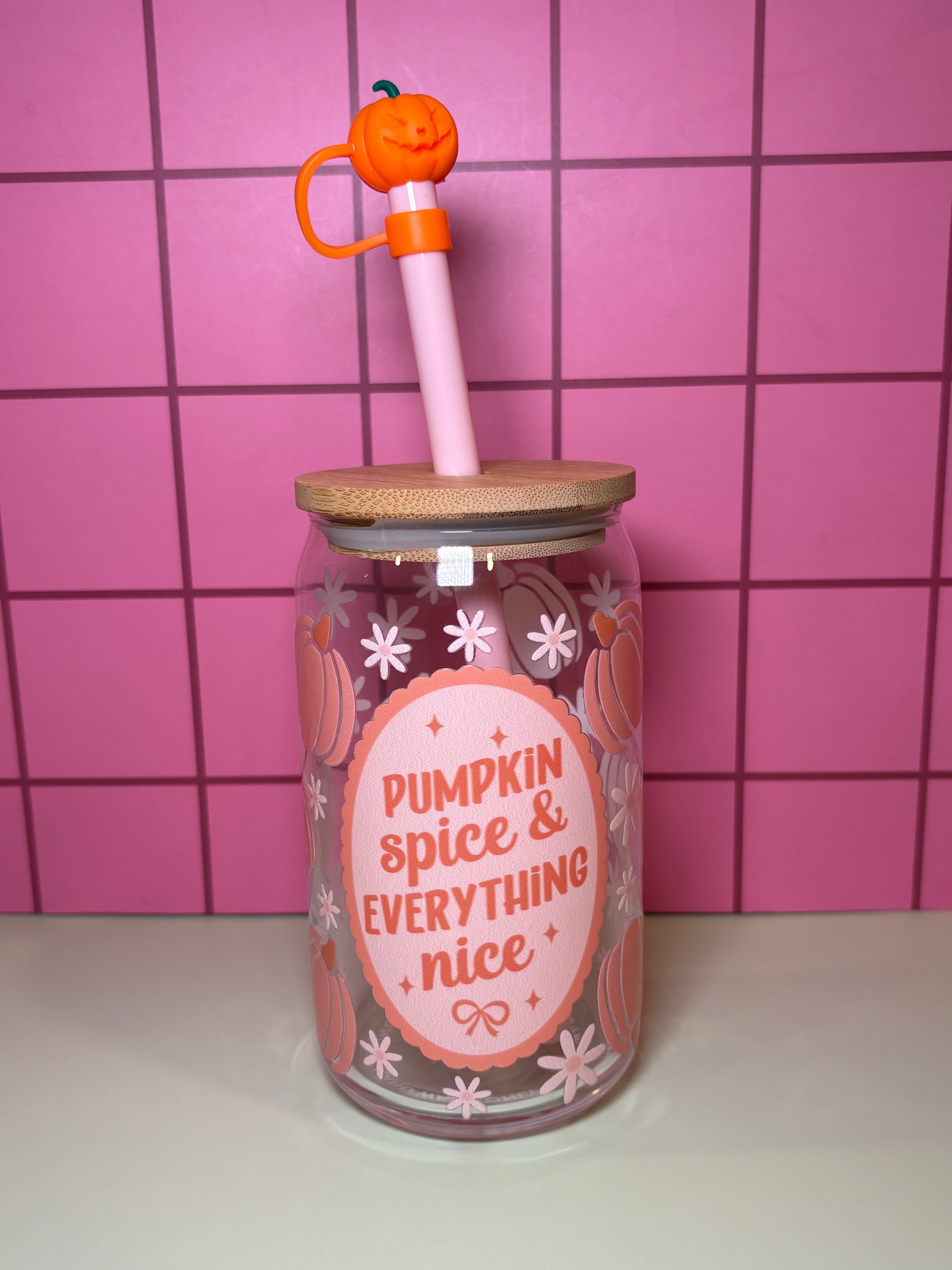 Pumpkin Spice & Everything Nice - 16 Oz Glass Can