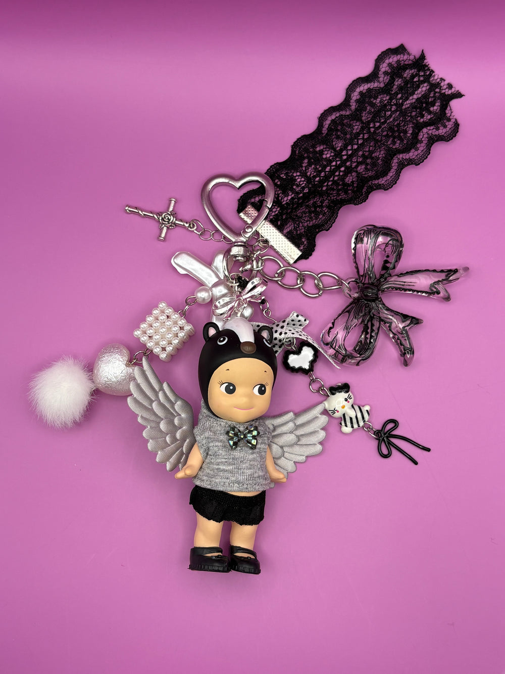 Skunk - Sonny Angel Keychain