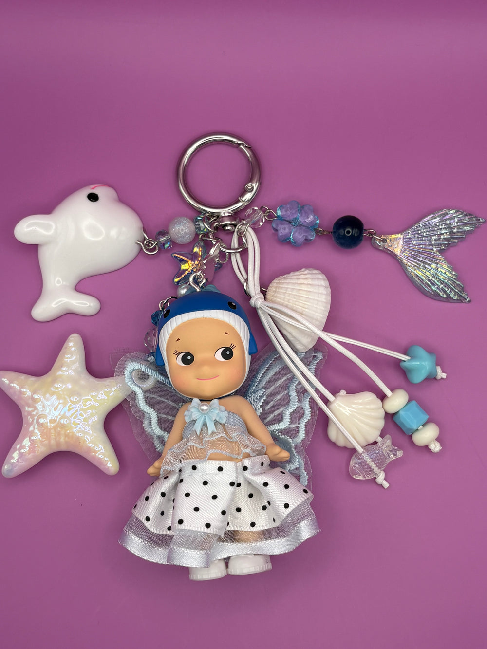 Whale - Sonny Angel Keychain