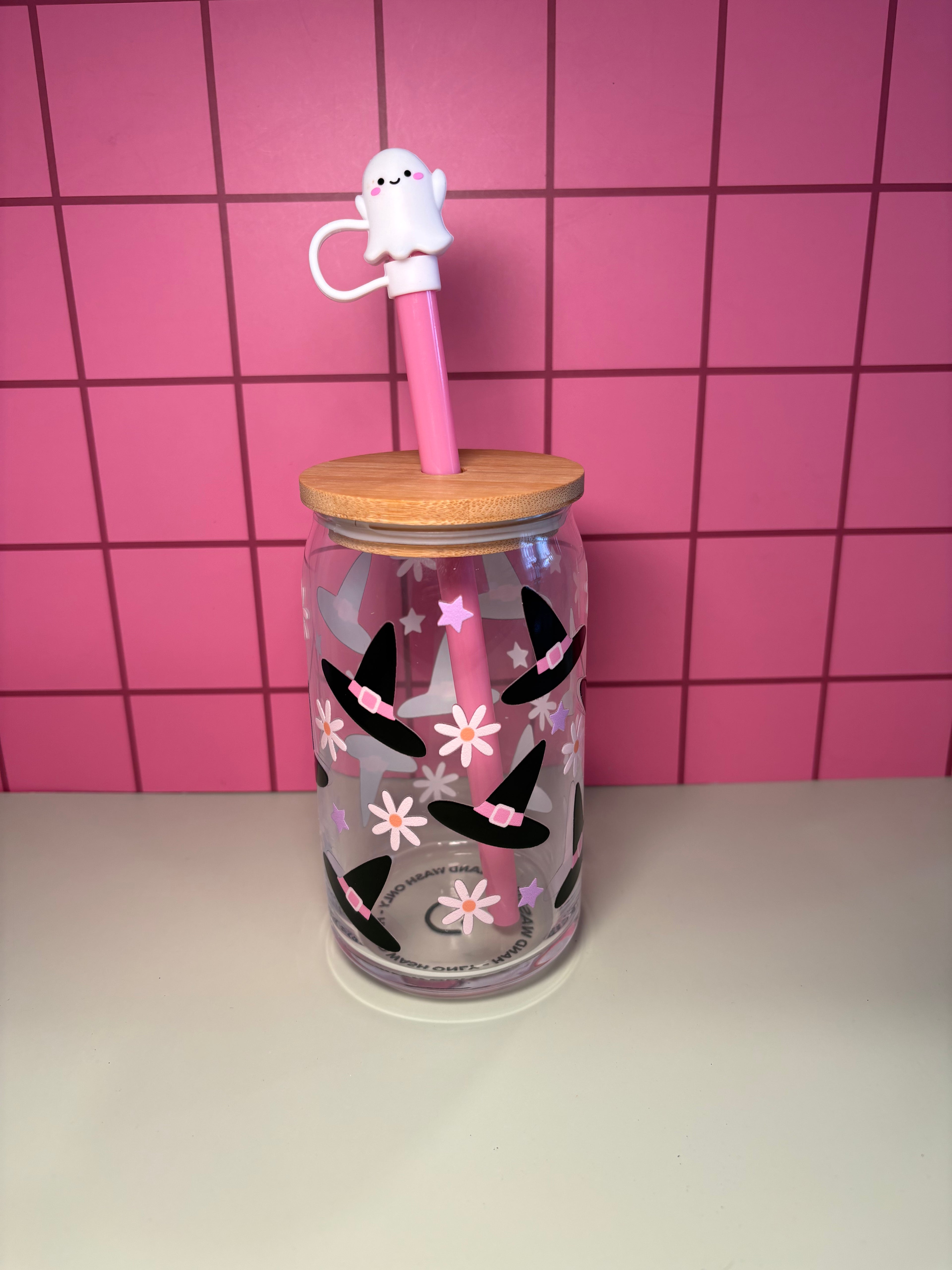 Witch Hat - 16 Oz Glass Can