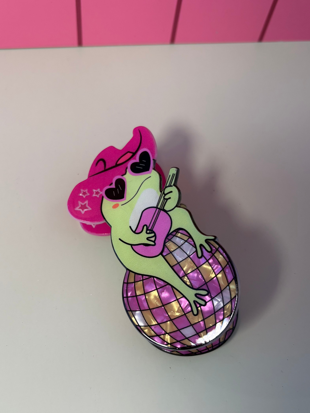 Disco Frog  -  Claw Clip