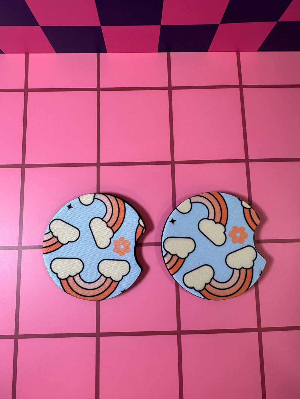 Rainbows - Car Coaster (Pack of 2)