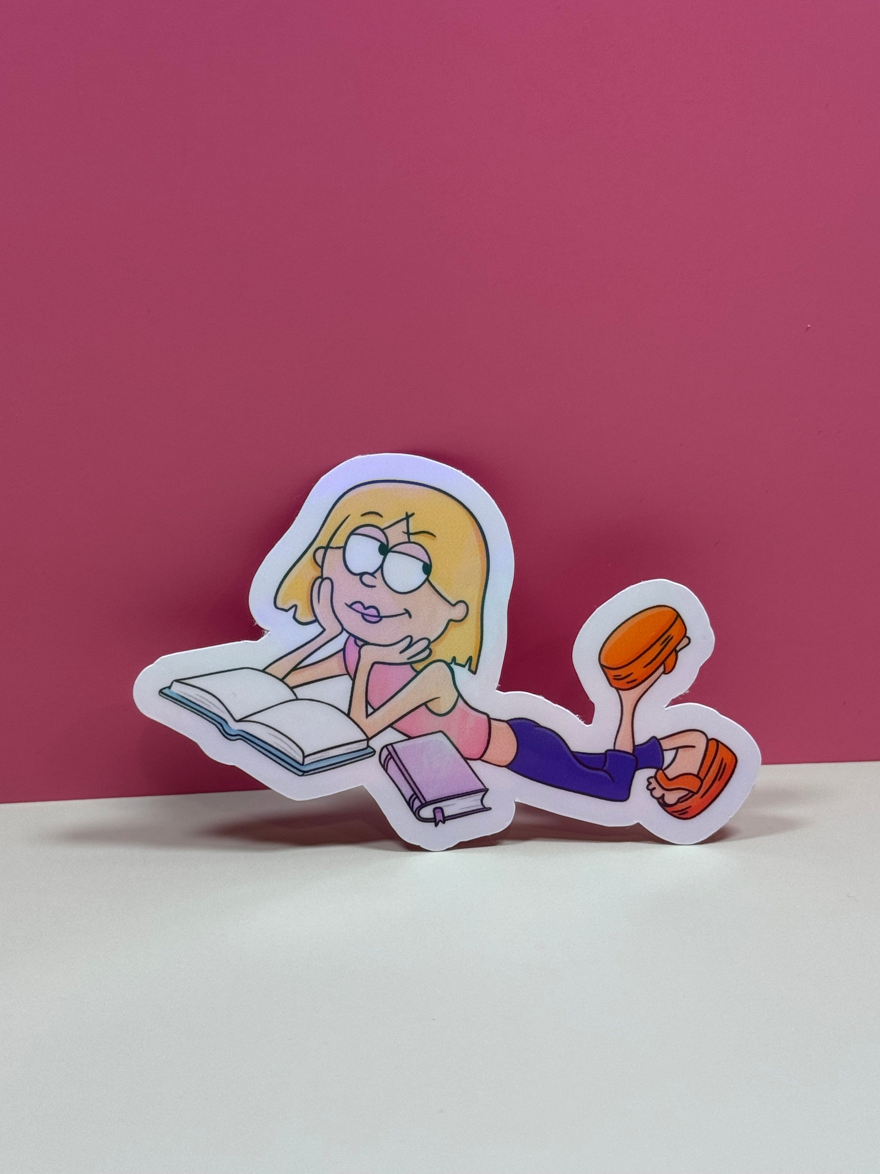 Bookish Lizzie McGuire Sticker