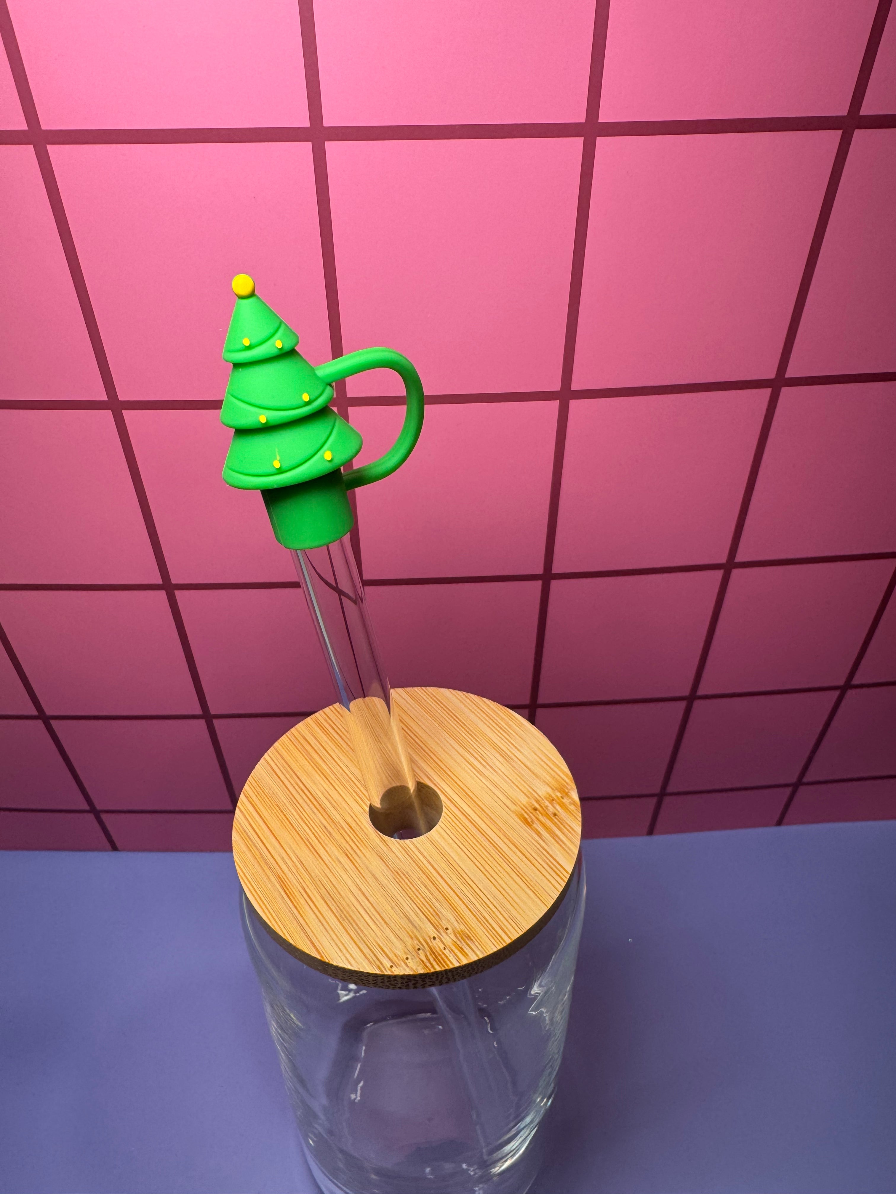 Christmas Tree 3D Straw Topper