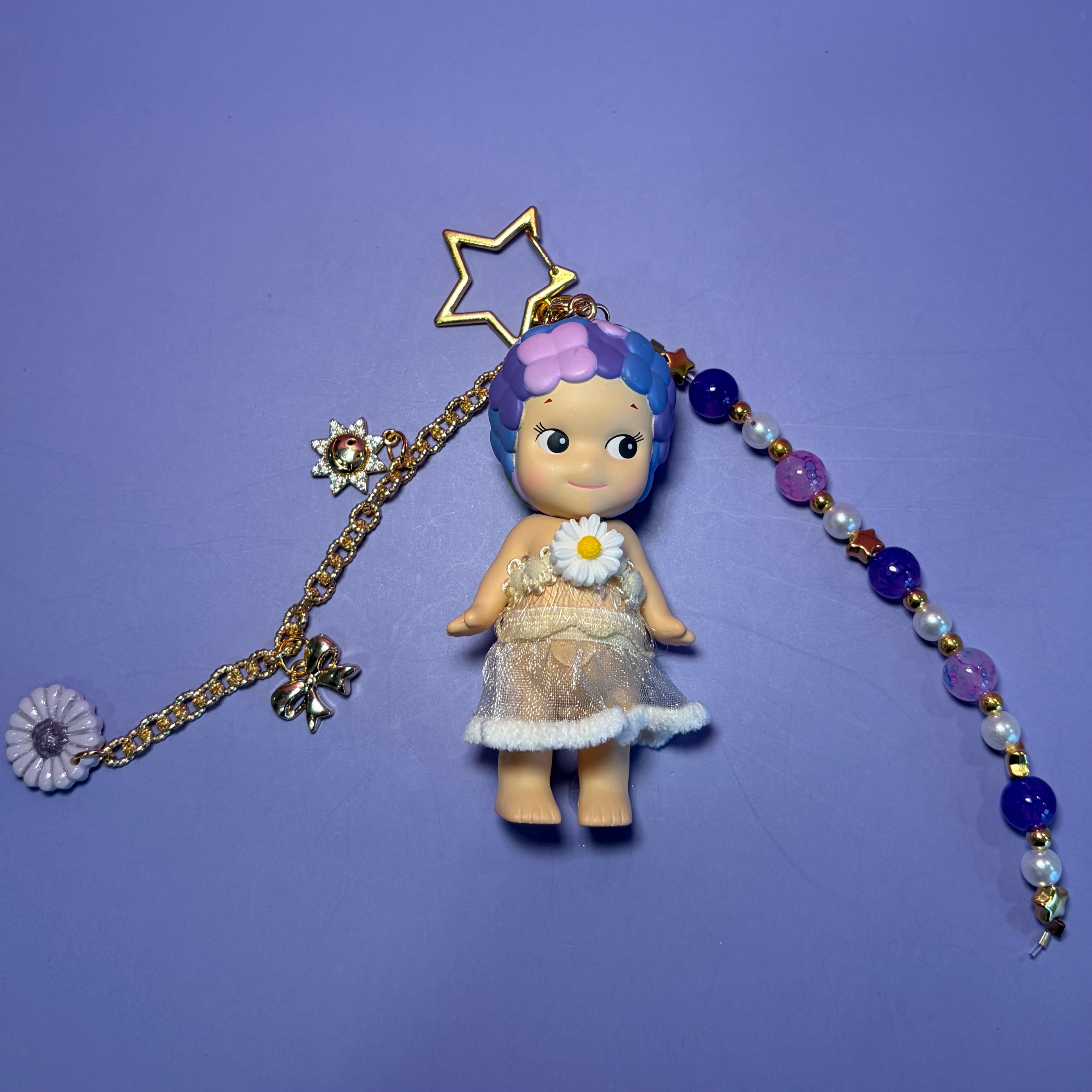 Purple Flower  - Sonny Angel Keychain