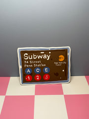 NYC Subway - Sticker