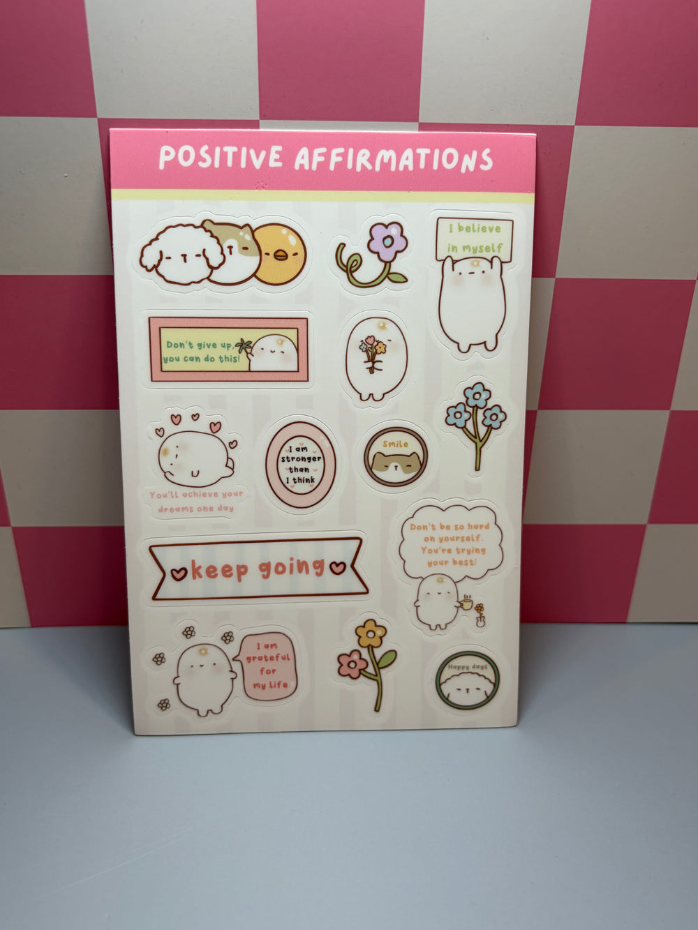 Positive Affirmations - Small Sticker Sheet