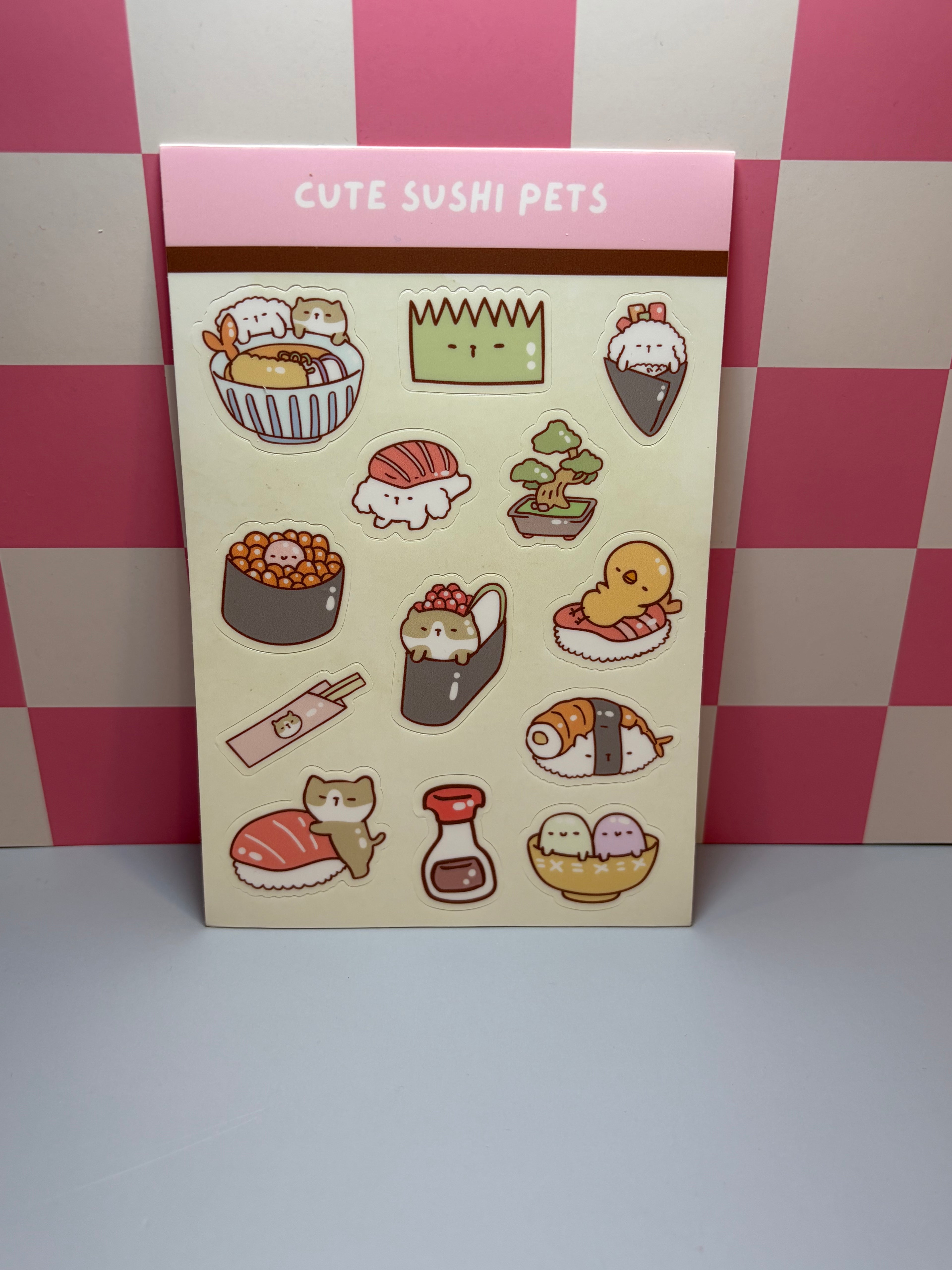 Sushi Pets - Sticker Sheet