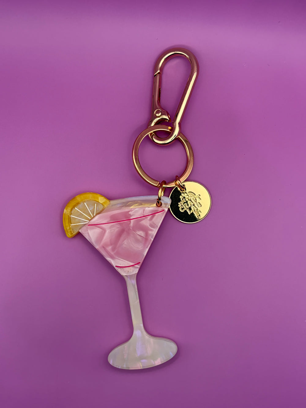 Cosmopolitan - Acetate Bag Charm