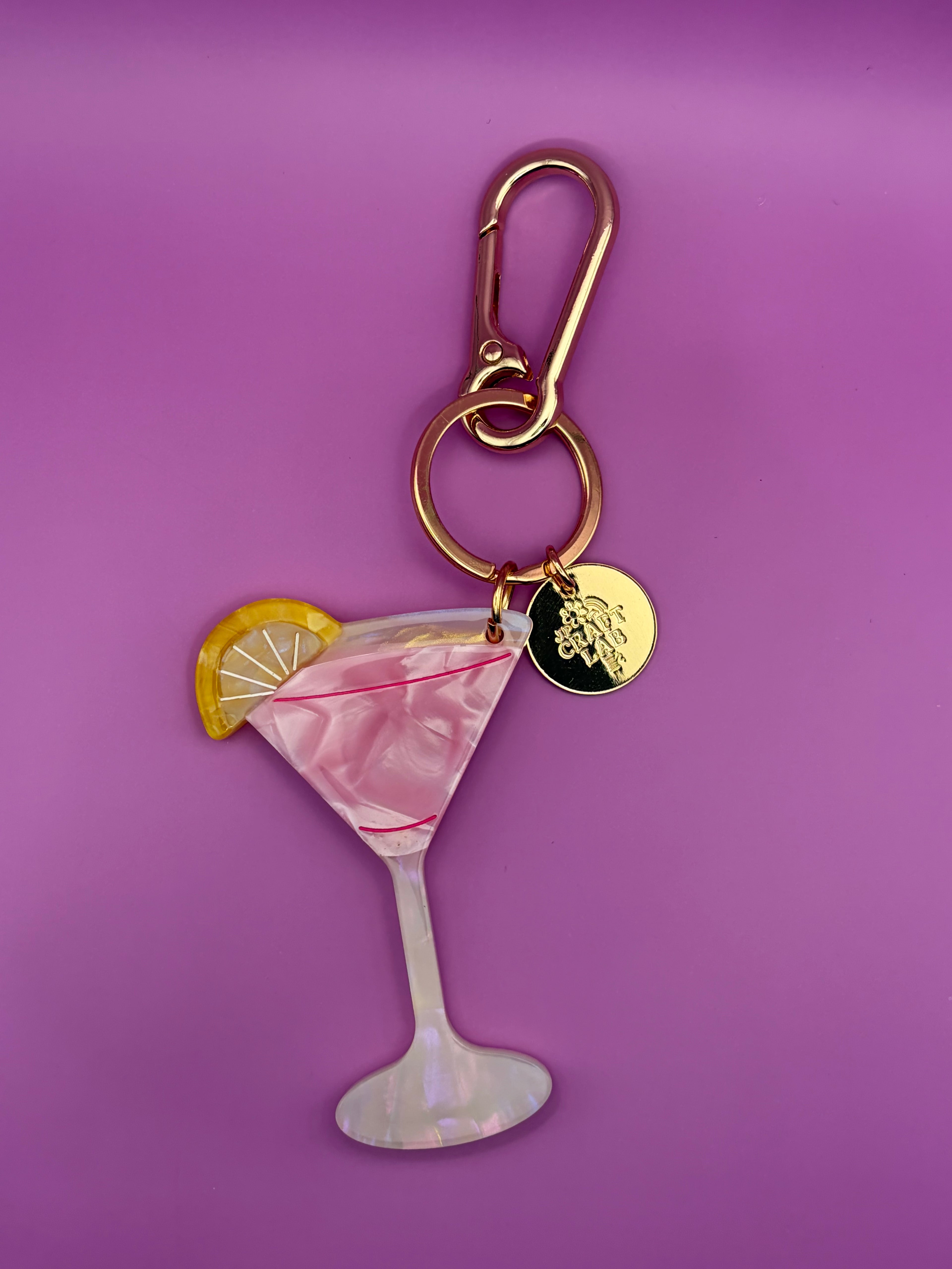 Cosmopolitan - Acetate Bag Charm