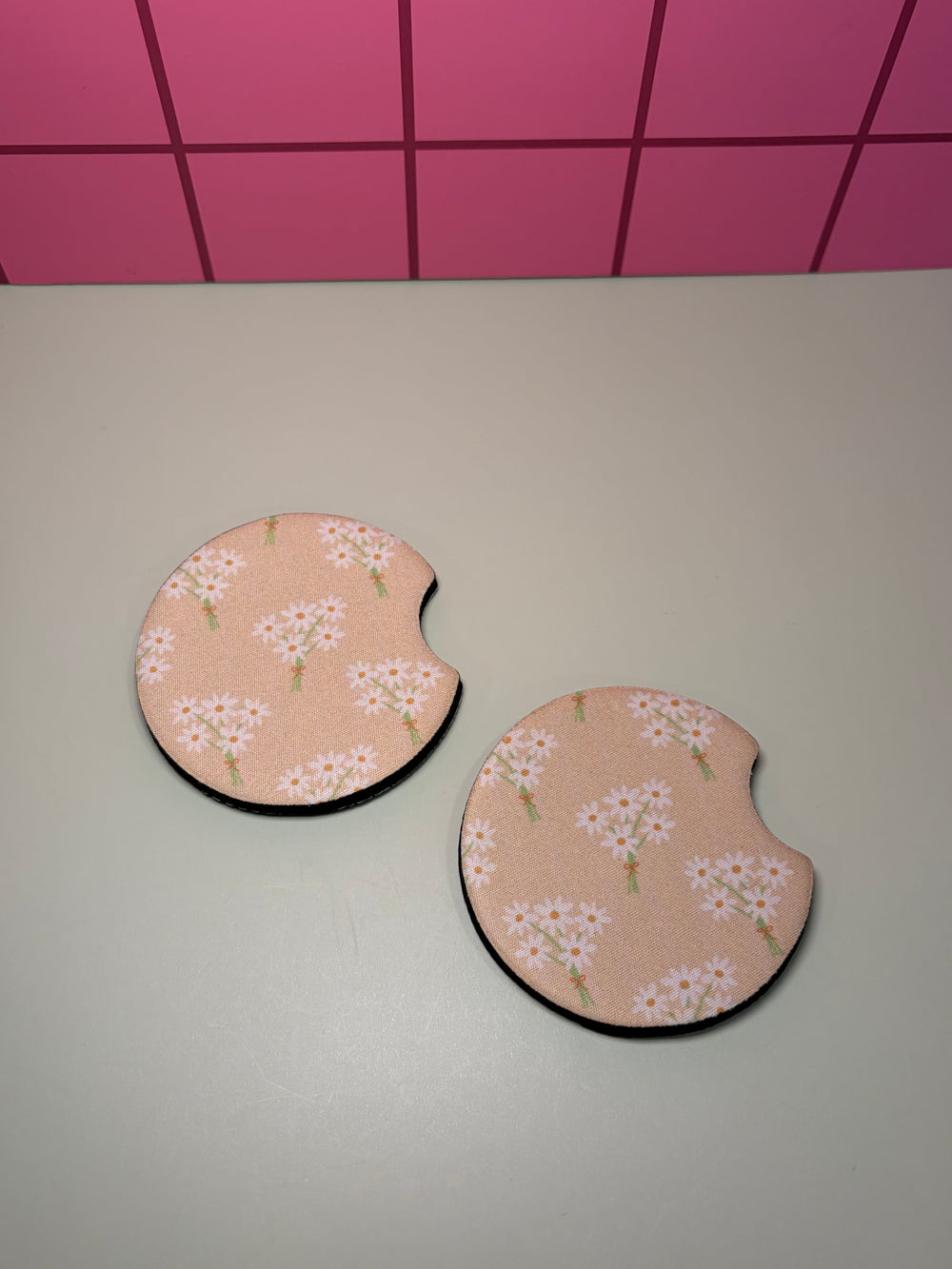 Daisies - Car Coaster (Pack of 2)