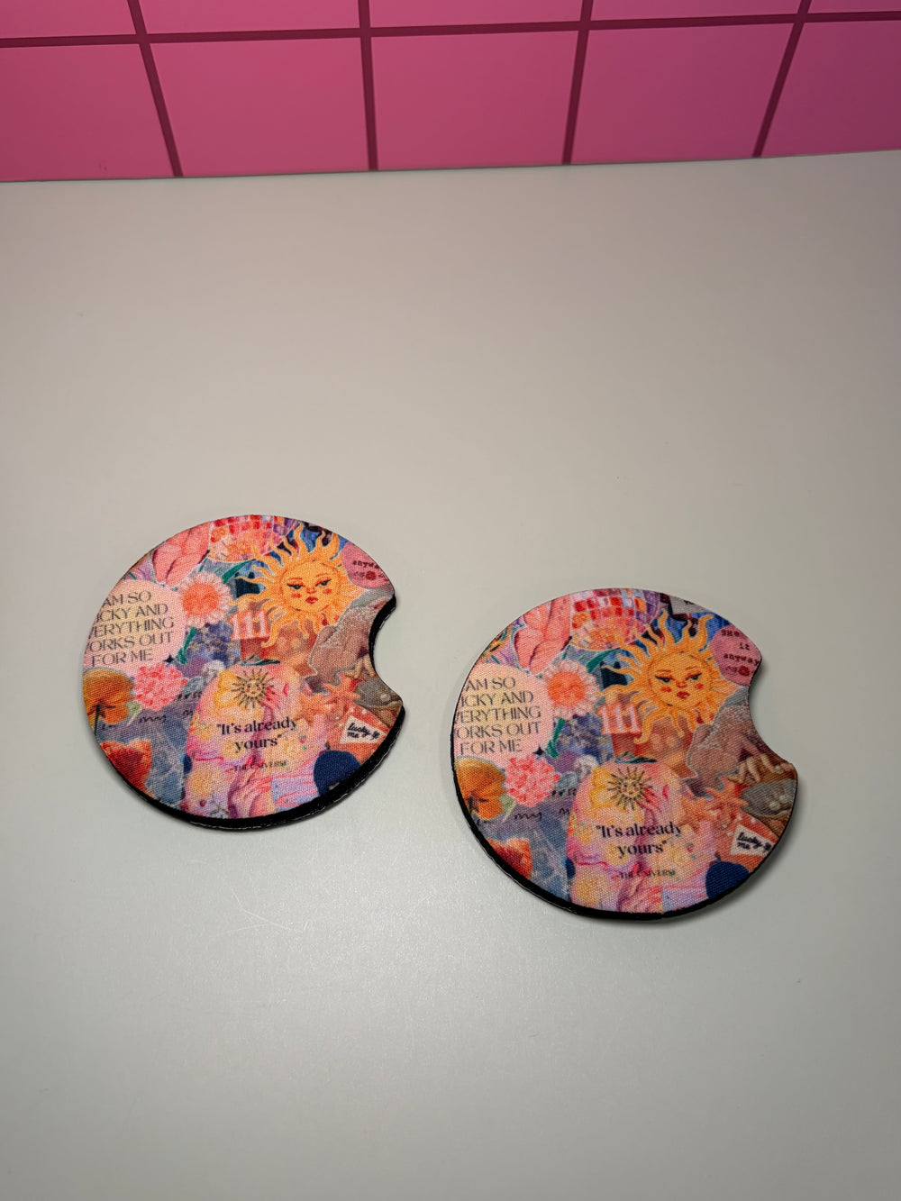Positive Affirmations - Car Coaster (Pack of 2)