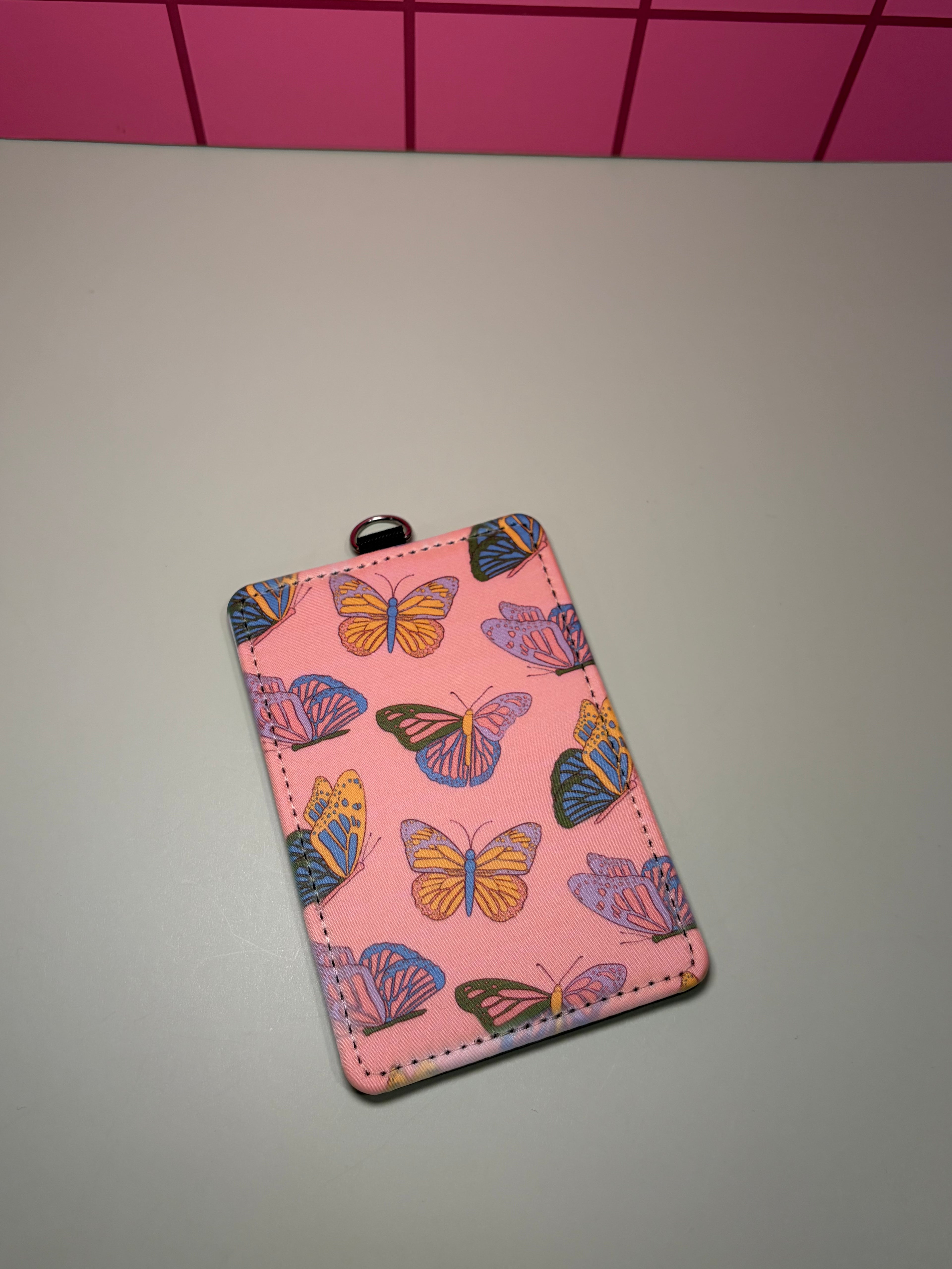 Butterflies - ID Badge Holder with Lanyard