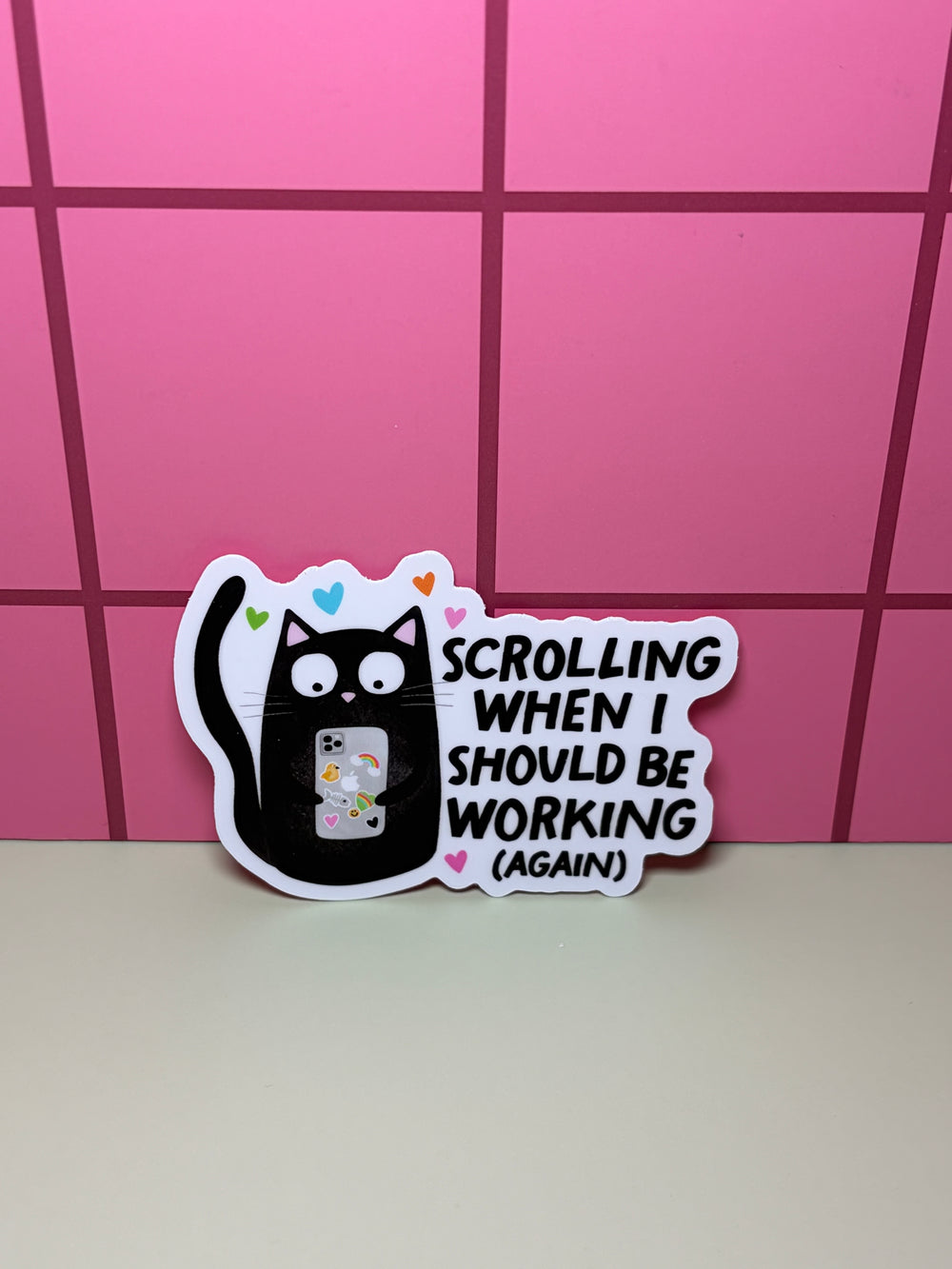 Scrolling when I should be working (again) - Sticker