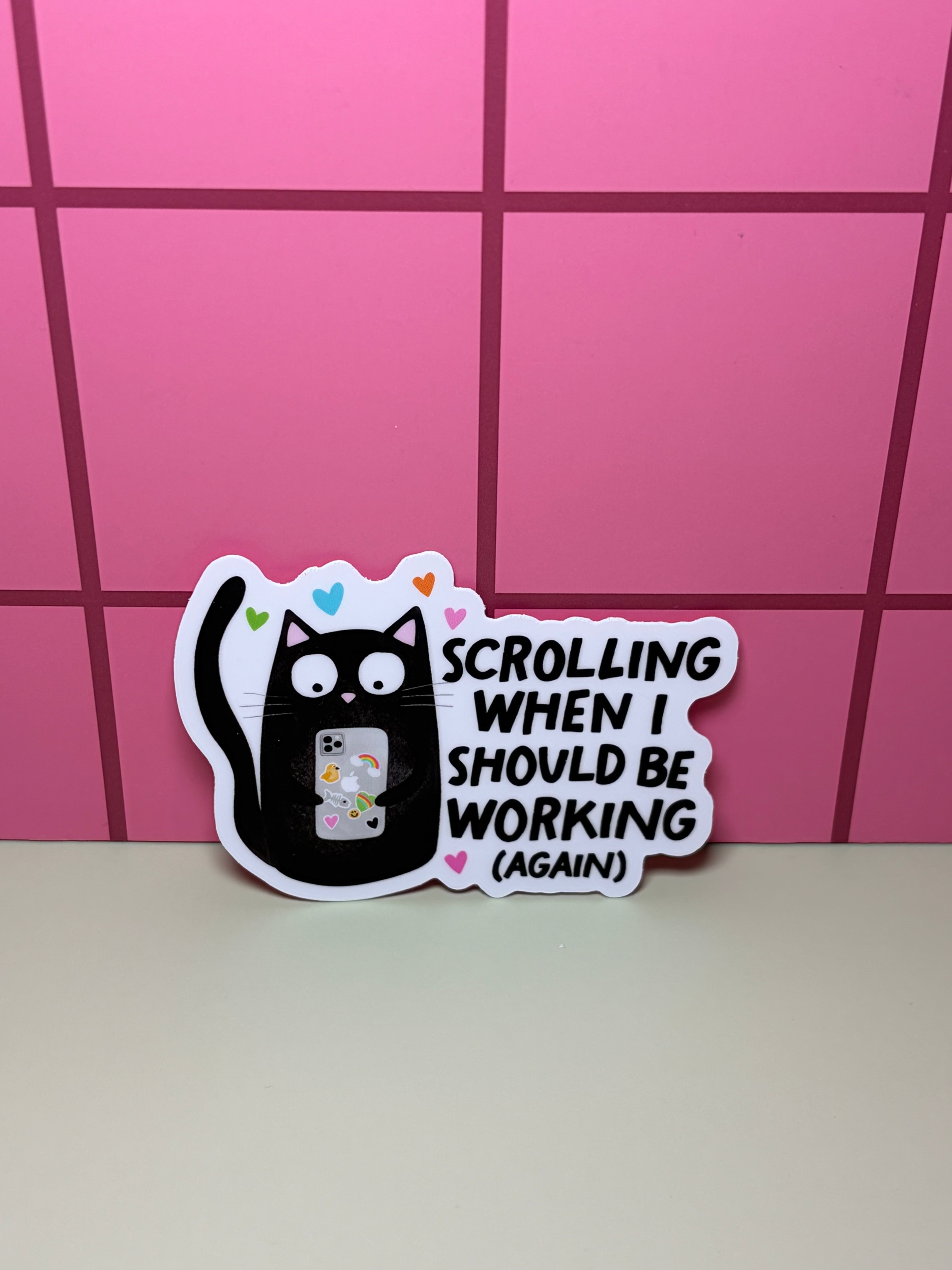 Scrolling when I should be working (again) - Sticker