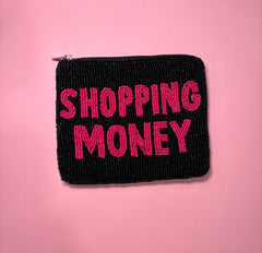 Shopping Money - Medium Beaded Pouch