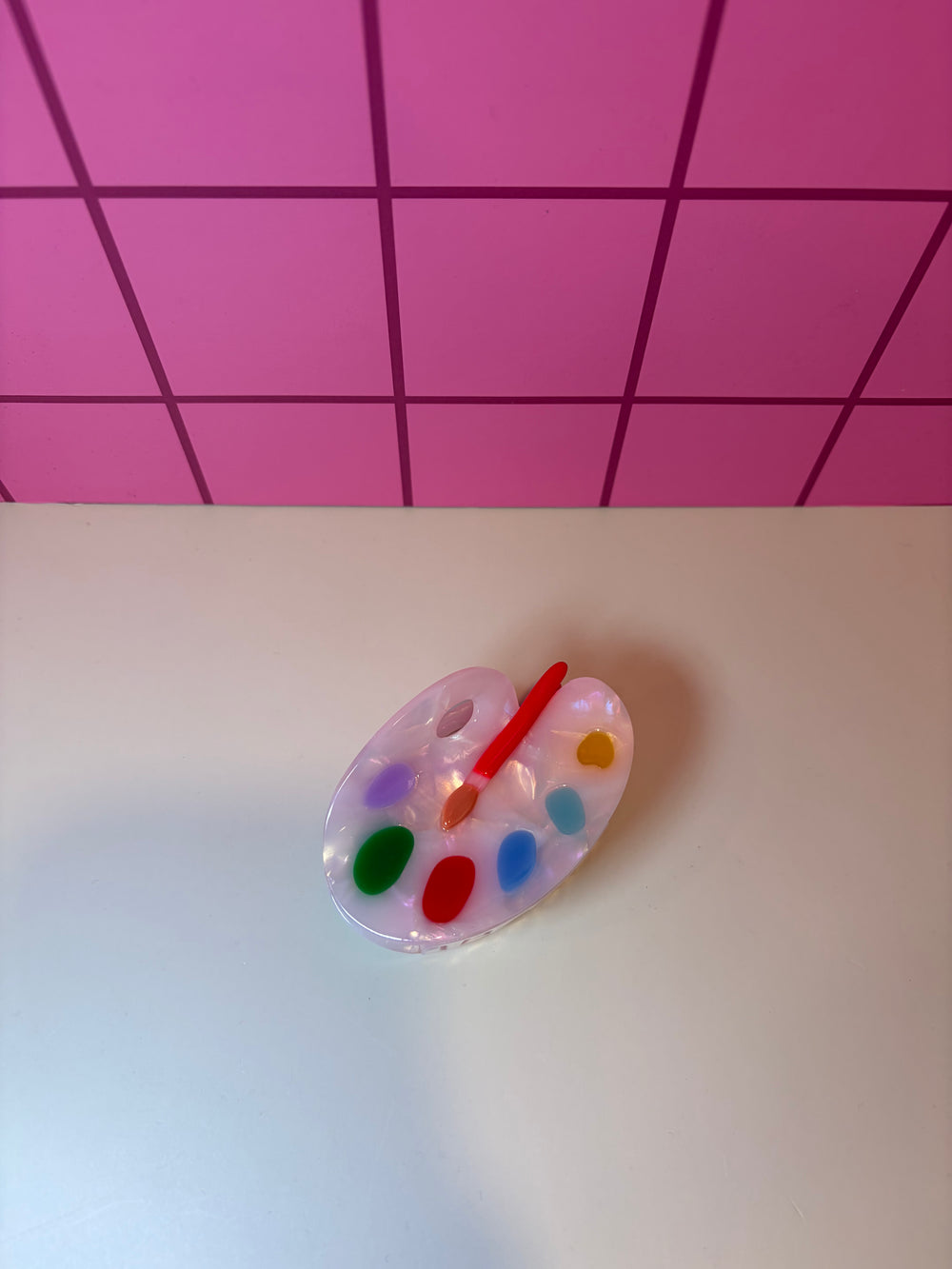 Paint Palette- Claw Clip