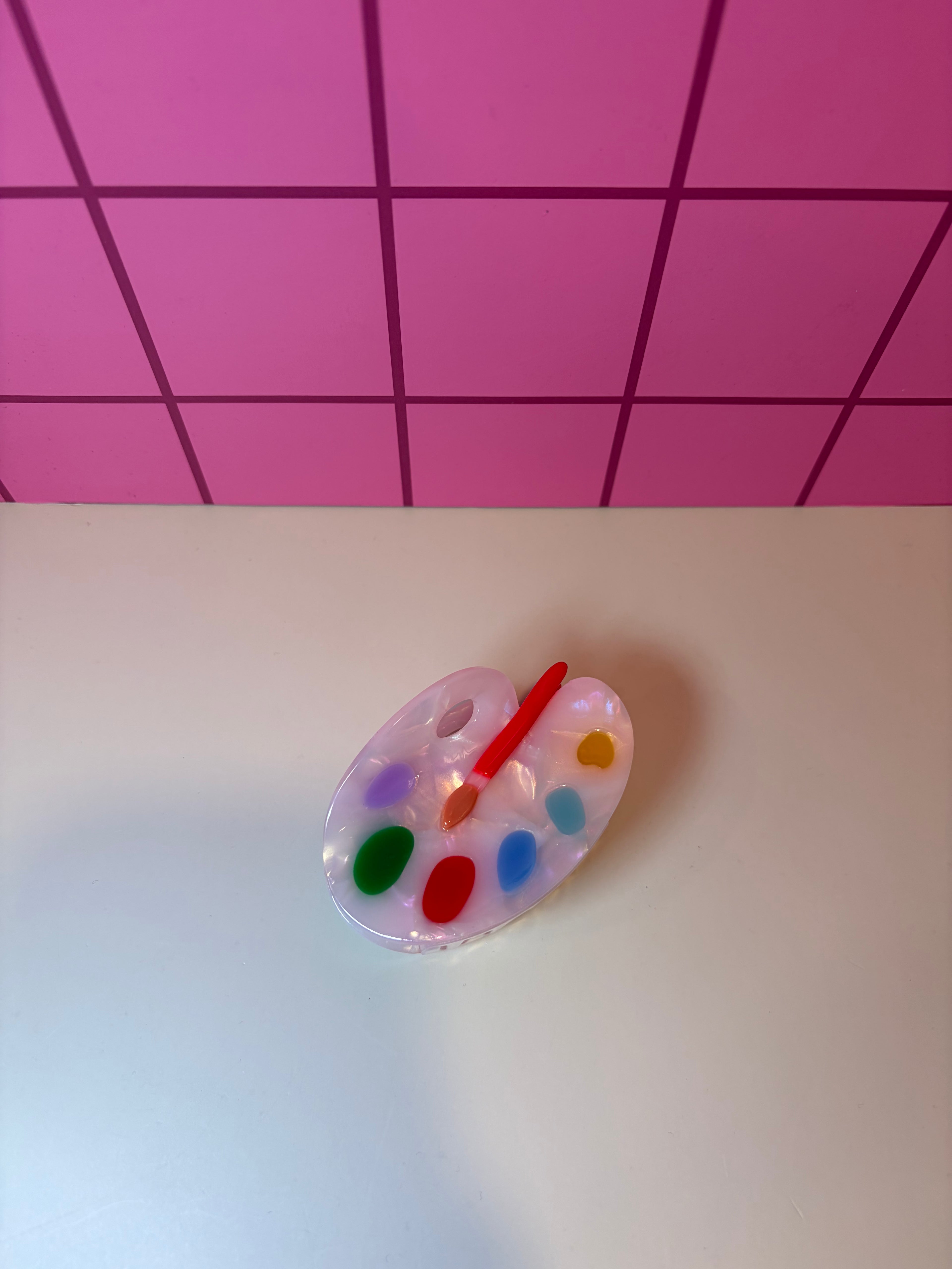 Paint Palette- Claw Clip
