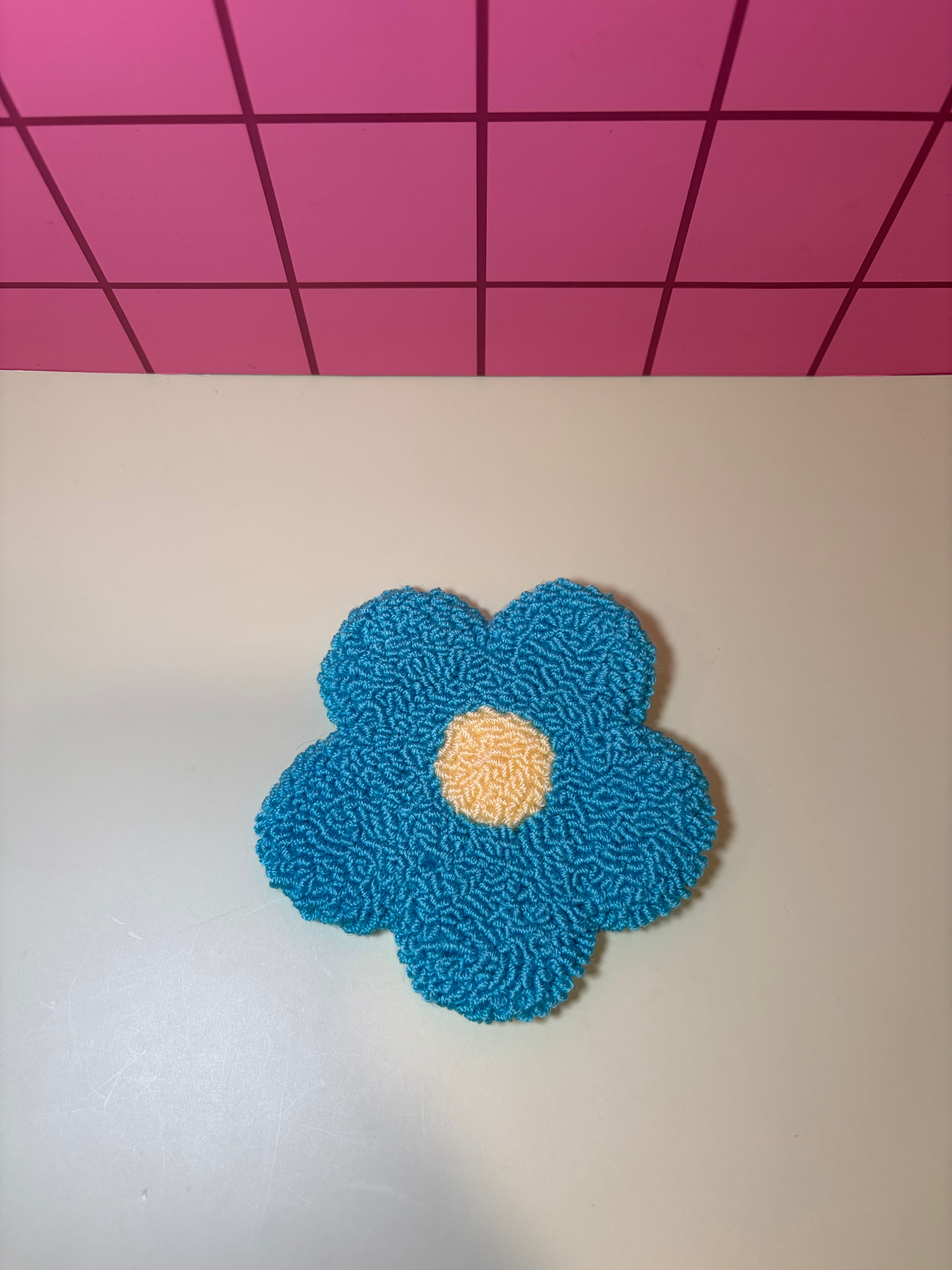 Blue Flower - Drink Coaster
