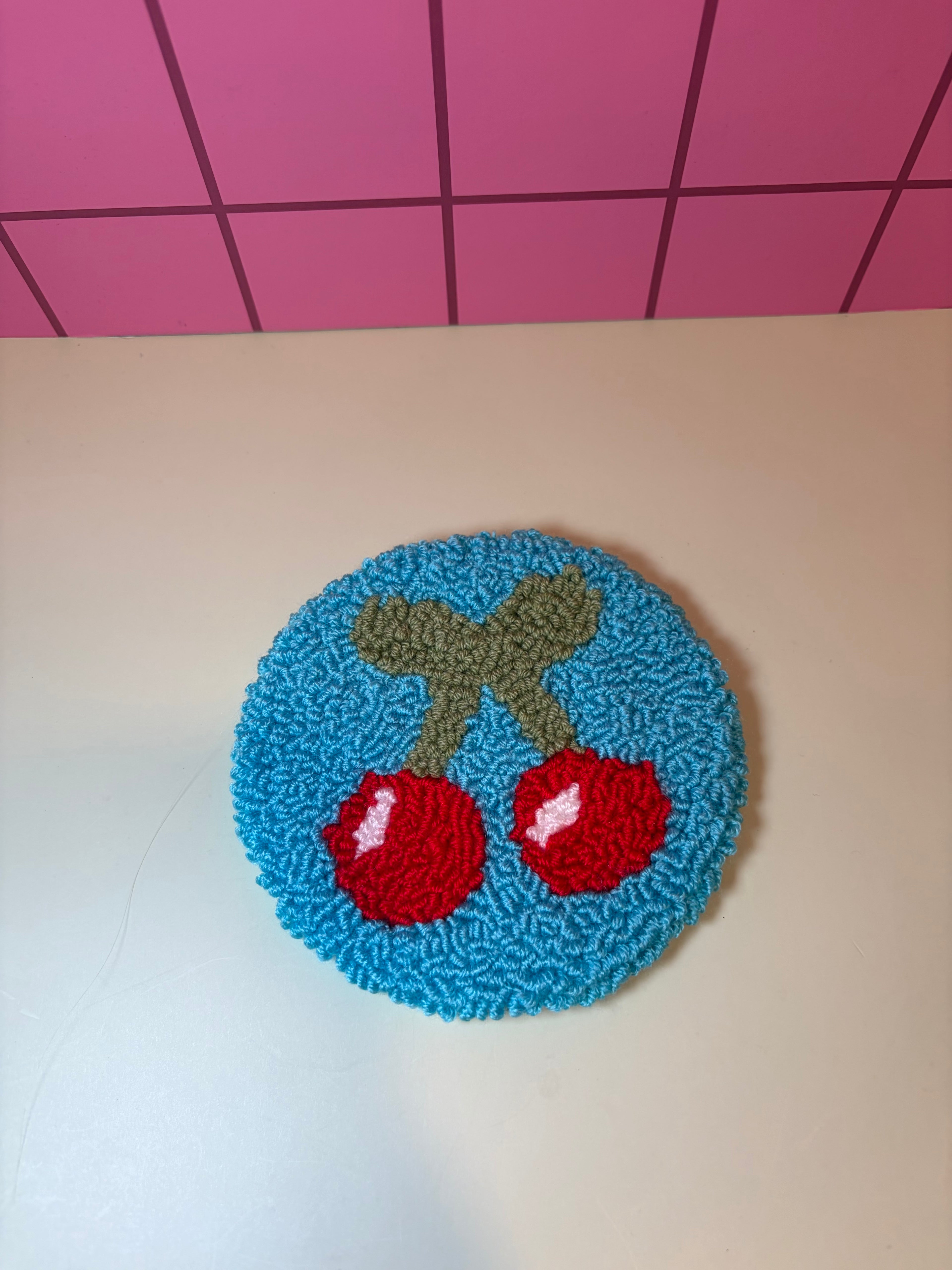 Cherries- Drink Coaster